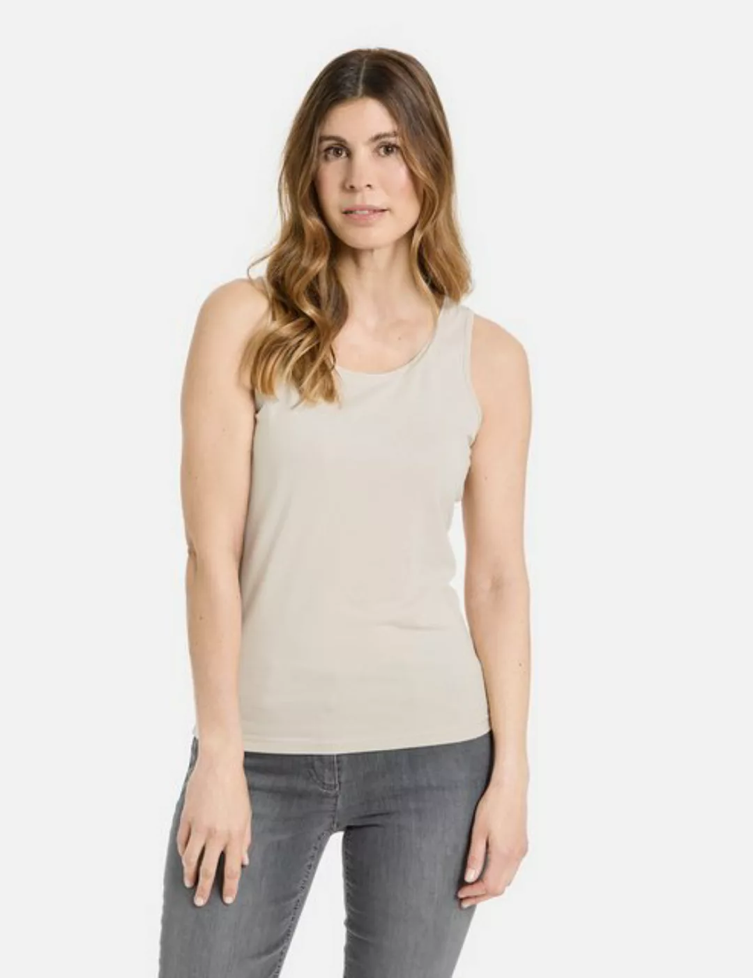 GERRY WEBER Shirttop Basic Top nachhaltigem Baumwoll-Stretch günstig online kaufen