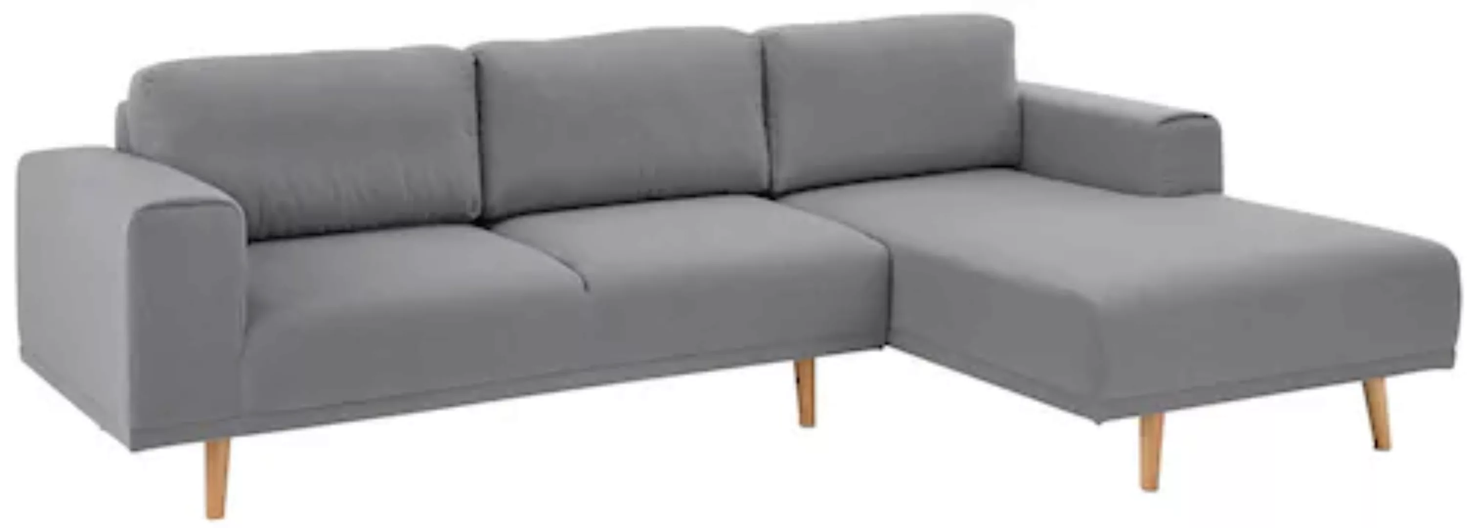 Home affaire Ecksofa "Lasse L-Form", im scandinavischen Stil mit Holzfüßen günstig online kaufen