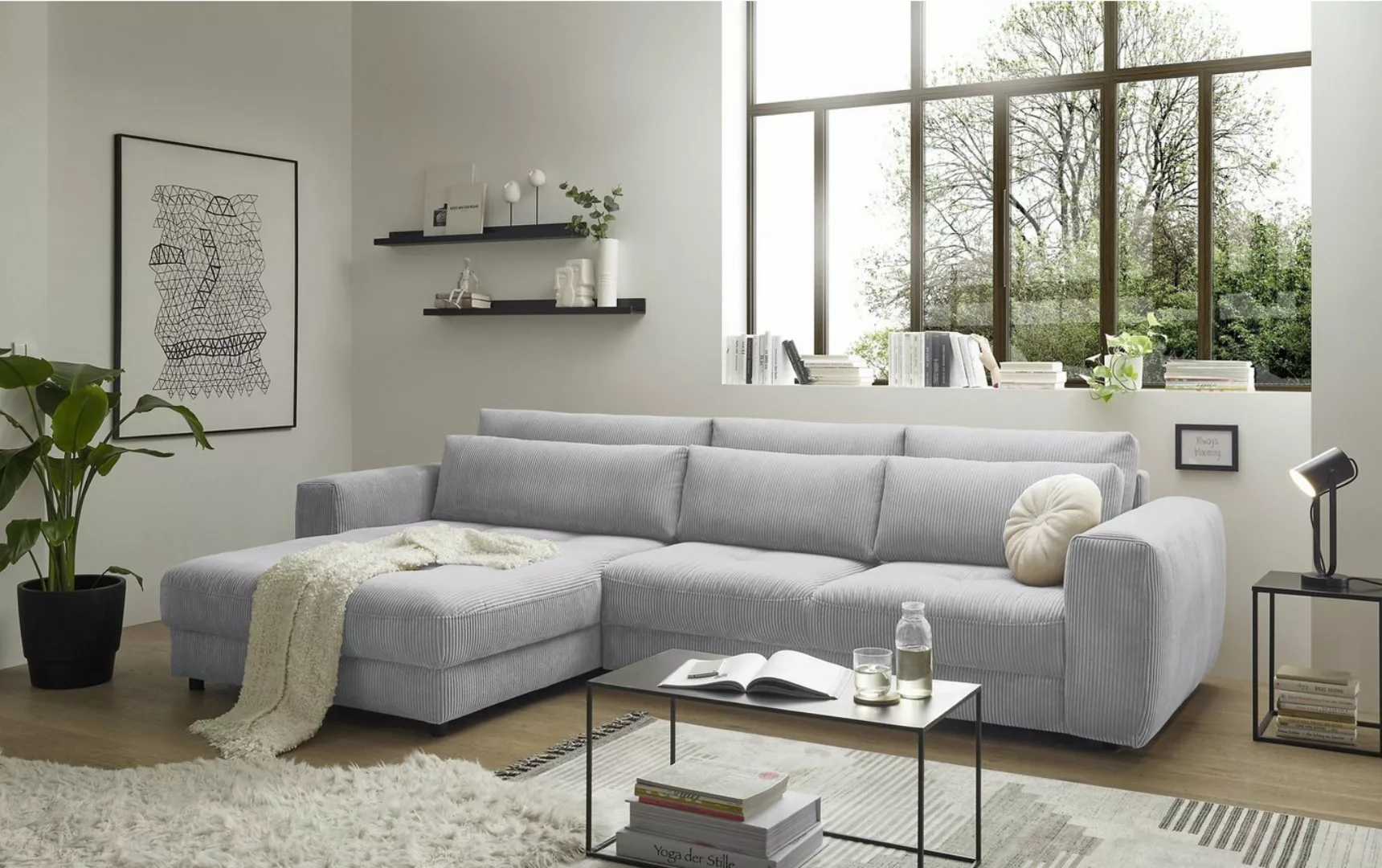 freiraum Ecksofa BARURA, dove" - 333x90x194 (BxHxT) günstig online kaufen