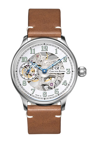 Carl von Zeyten Armbanduhr Lahr Skelett, Std., Min. und kl. Sekunde günstig online kaufen