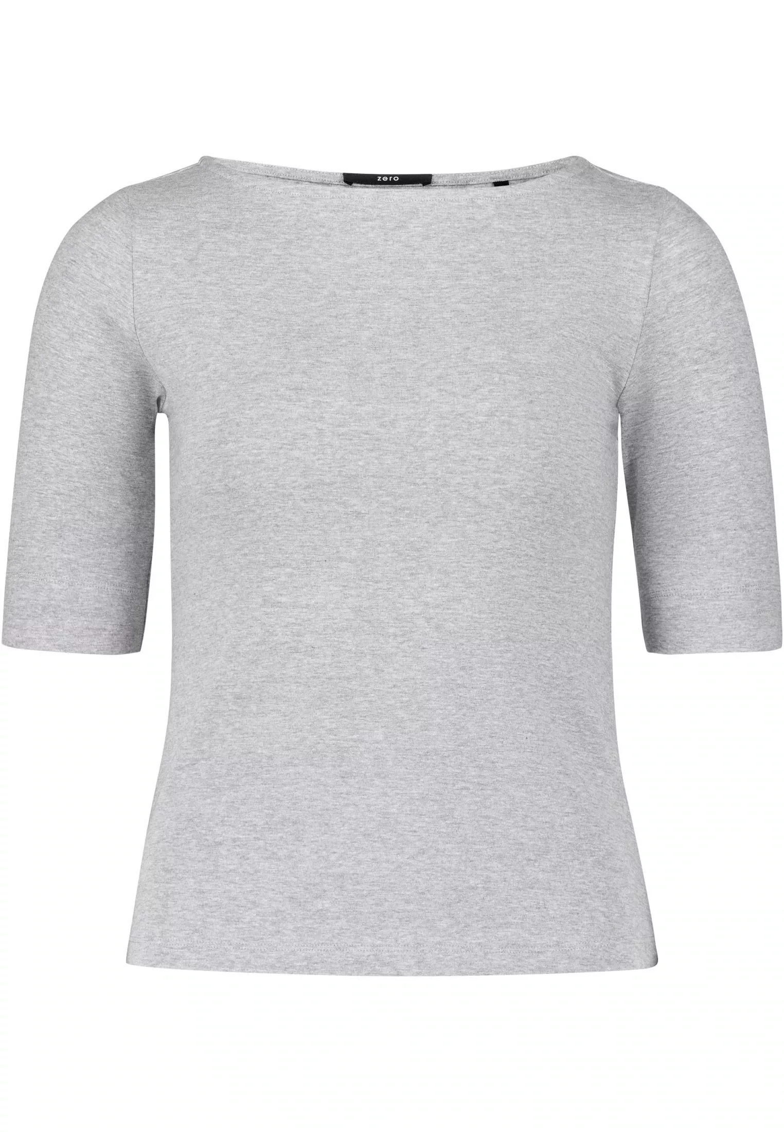 Zero 3/4-Arm-Shirt "zero Baumwollshirt mit Rundhalsausschnitt", Plain/ohne günstig online kaufen