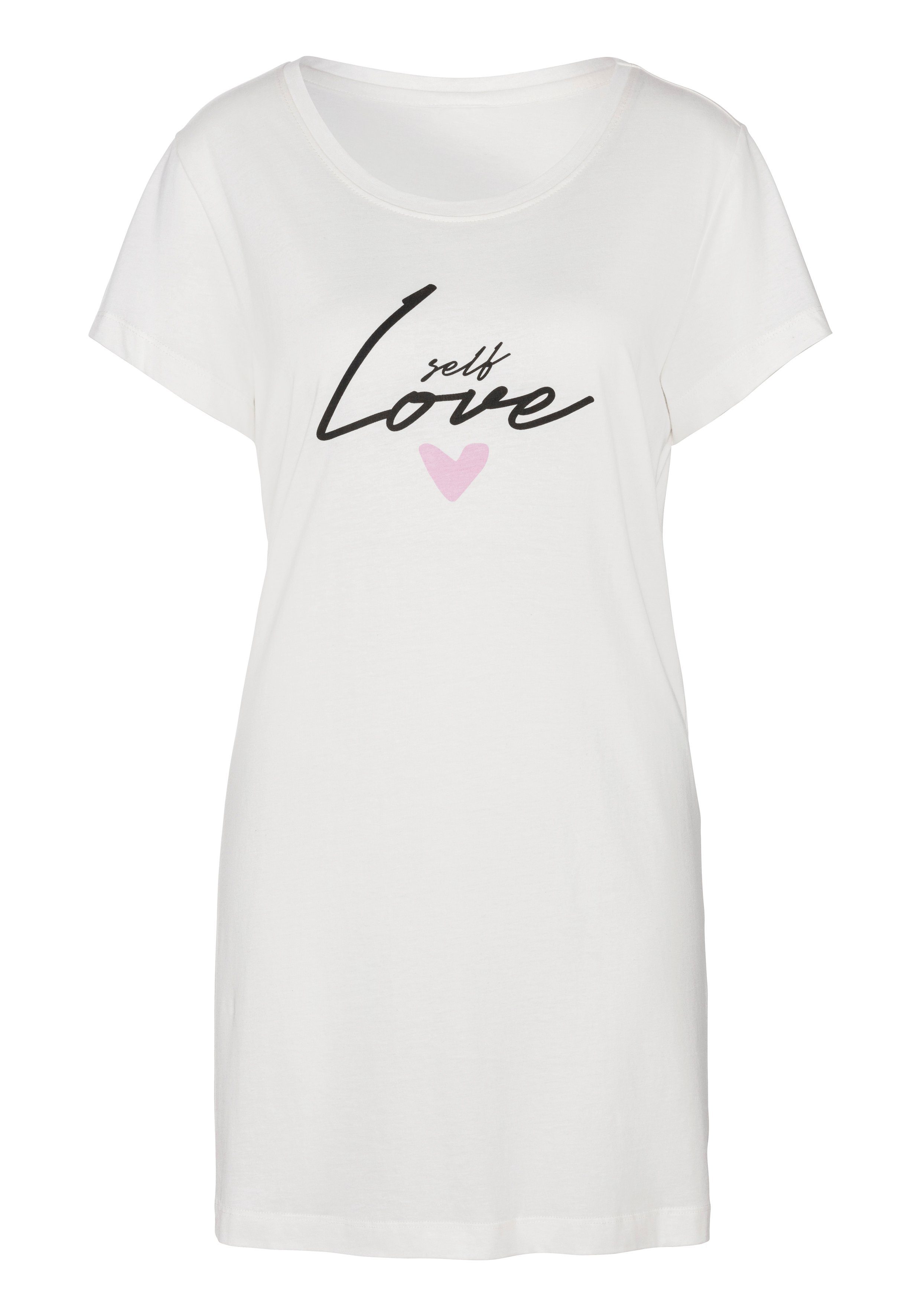 s.Oliver Sleepshirt mit Herzmotiven günstig online kaufen
