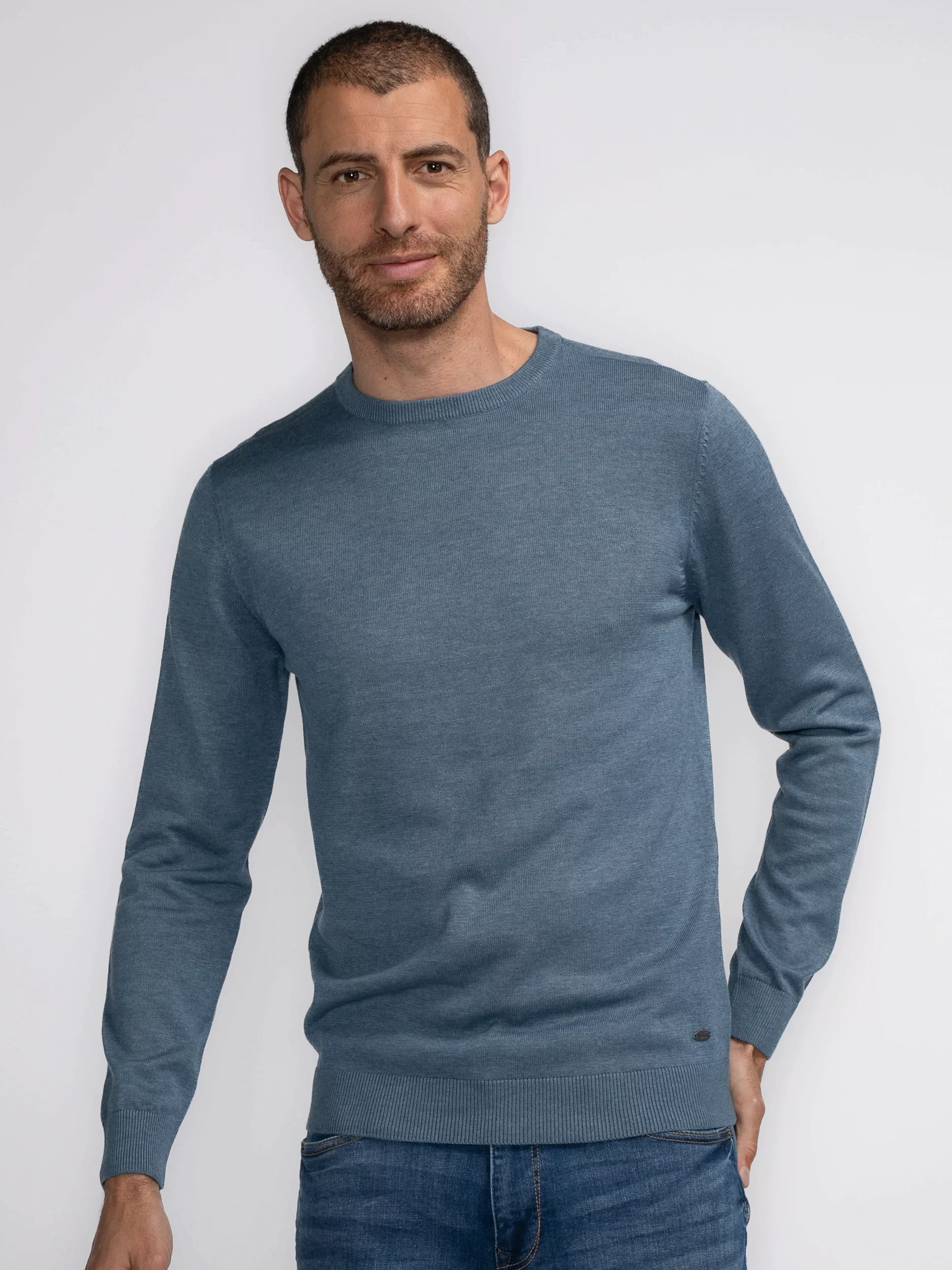 Petrol Industries Rundhalspullover Men Knitwear Round Neck Basic günstig online kaufen