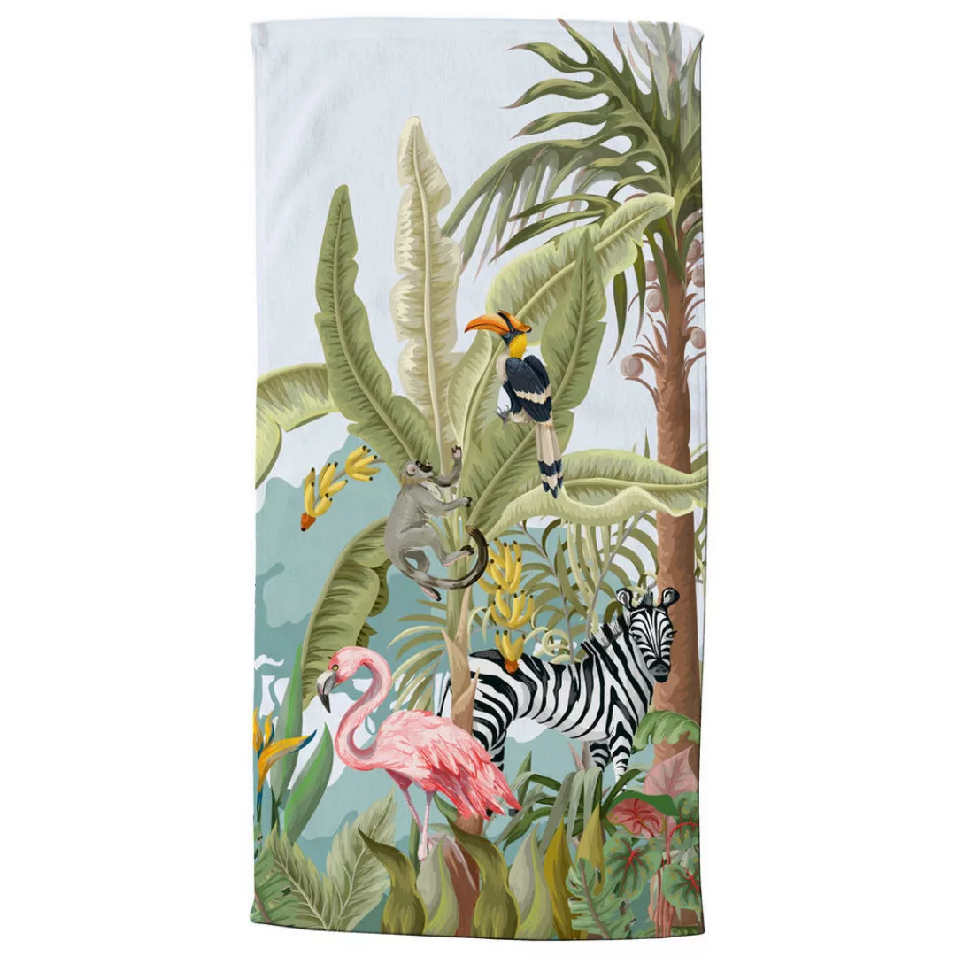 Strandtuch Unilove Multi Polyester B/L: ca. 75x150 cm günstig online kaufen