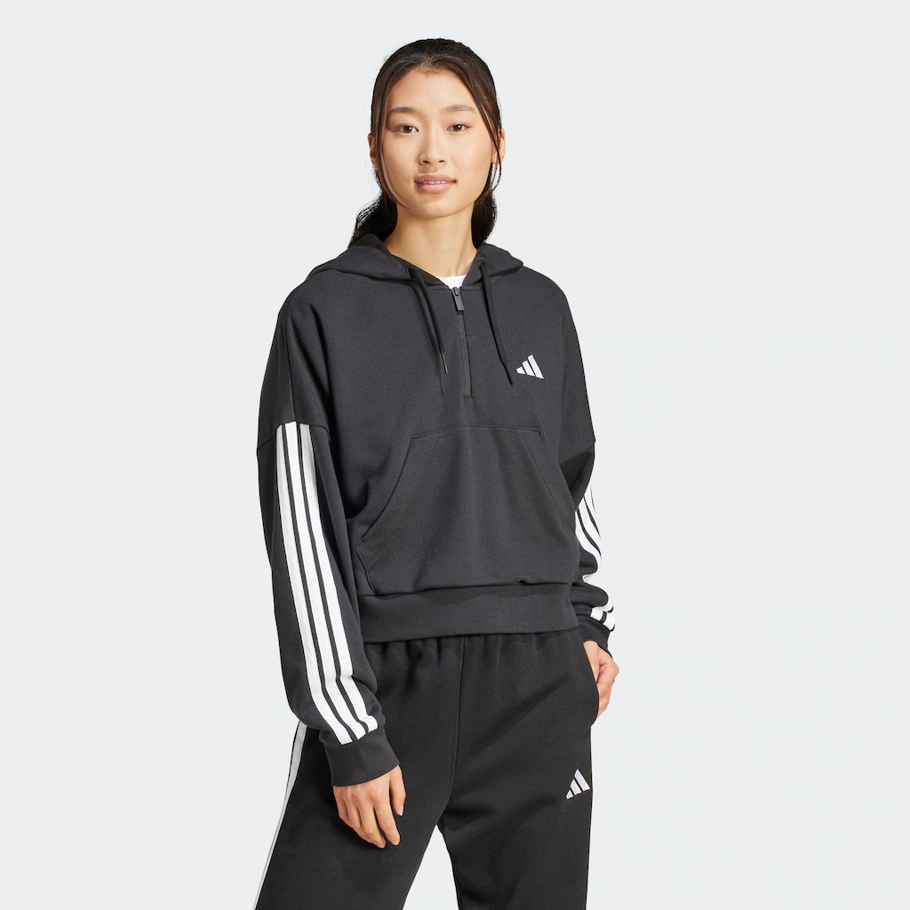 adidas Sportswear Kapuzensweatshirt "W 3S FT QZ HD" günstig online kaufen