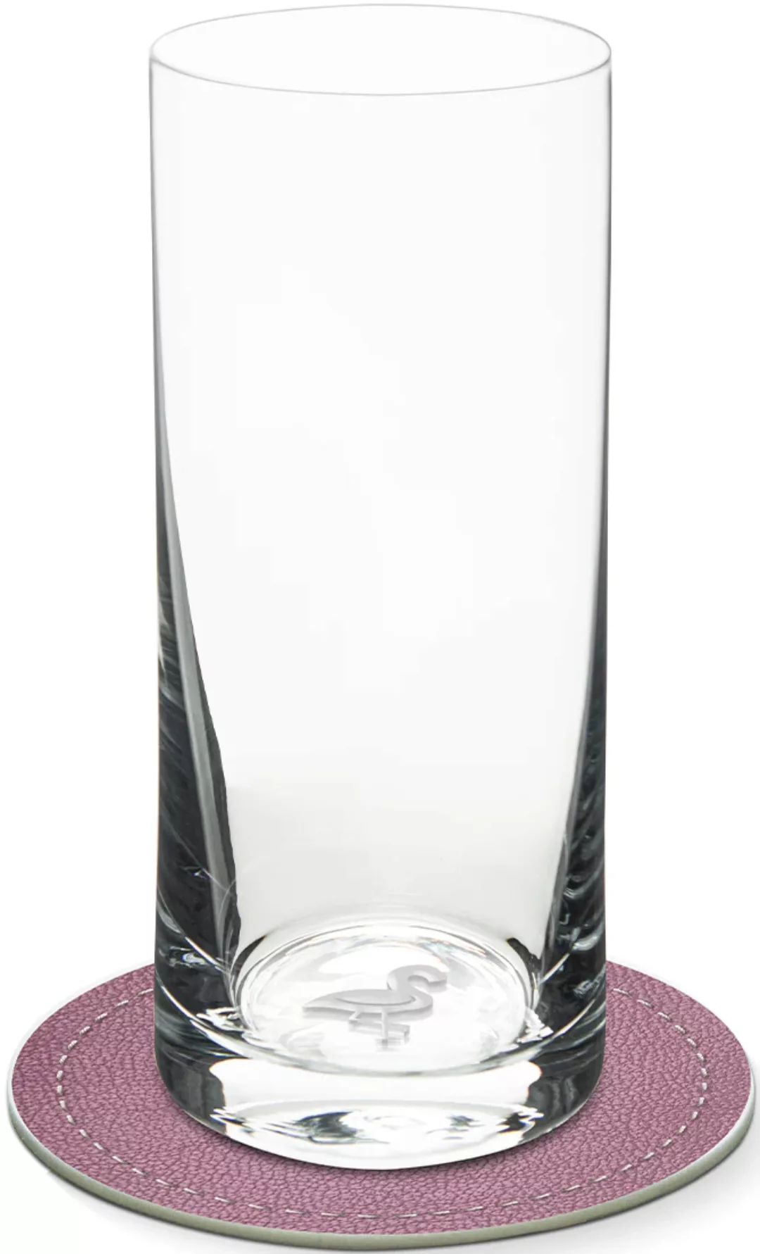 Contento Longdrinkglas, (Set, 4 tlg., 2 Longdrinkgläser und 2 Untersetzer) günstig online kaufen