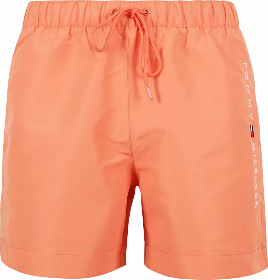 Tommy Hilfiger Badeshorts Logo Orange - Größe S günstig online kaufen