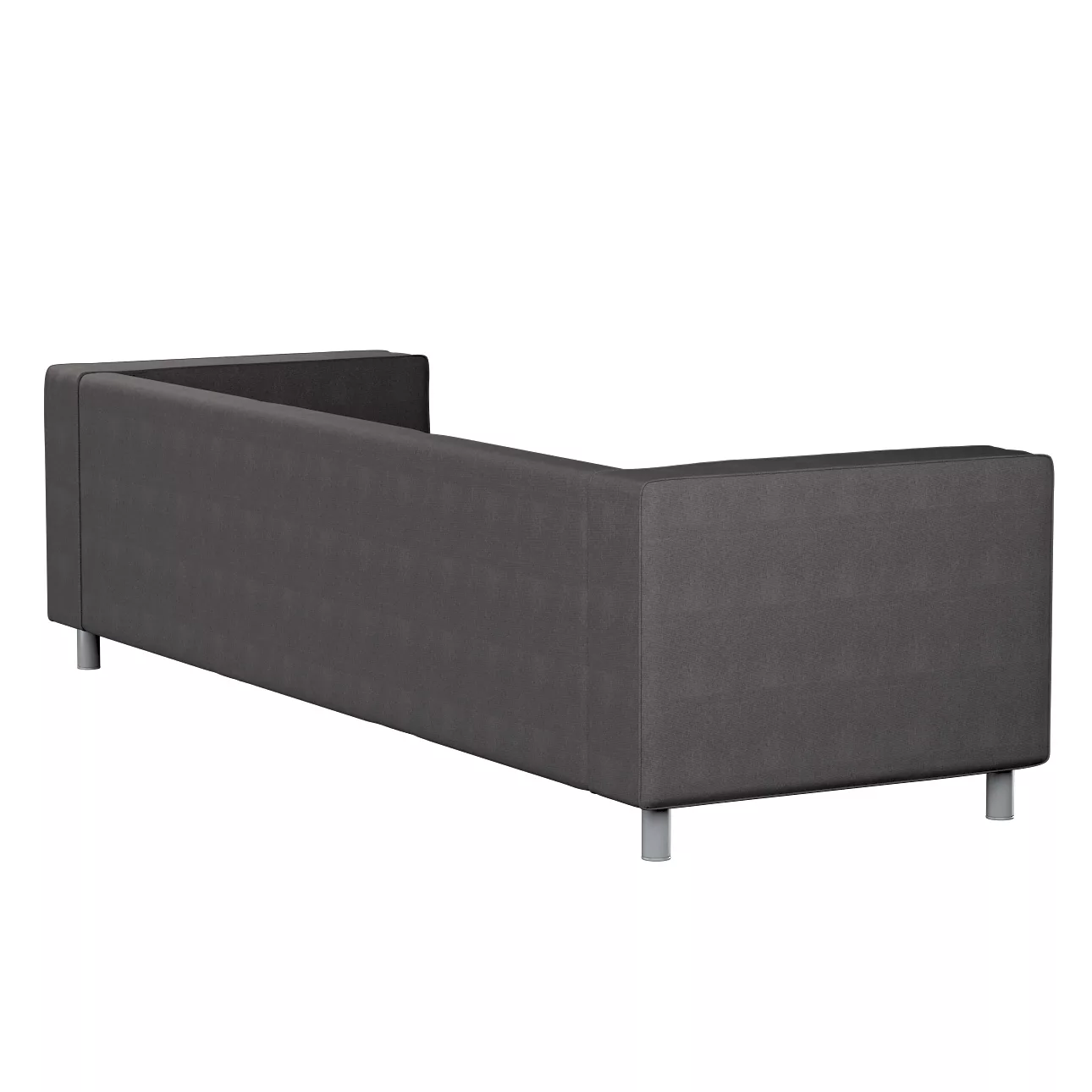 Bezug für Klippan 4-Sitzer Sofa, dunkelgrau, Bezug für Klippan 4-Sitzer, Et günstig online kaufen