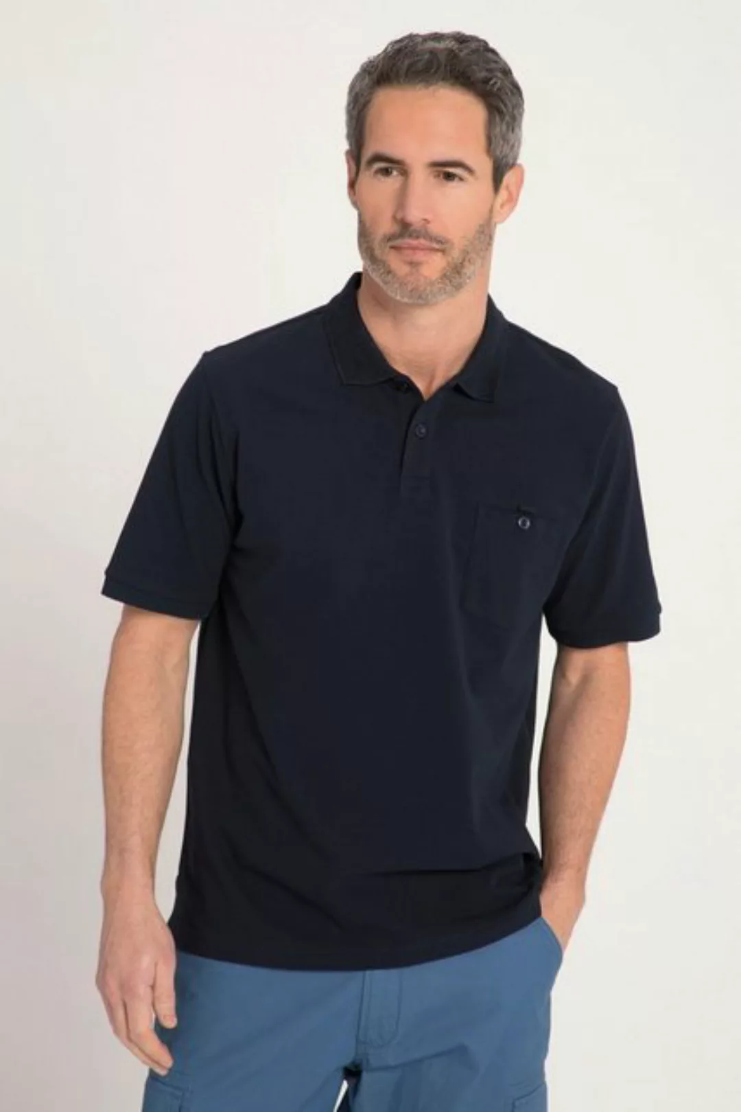JP1880 Poloshirt Poloshirt Halbarm Piqué Brusttasche günstig online kaufen