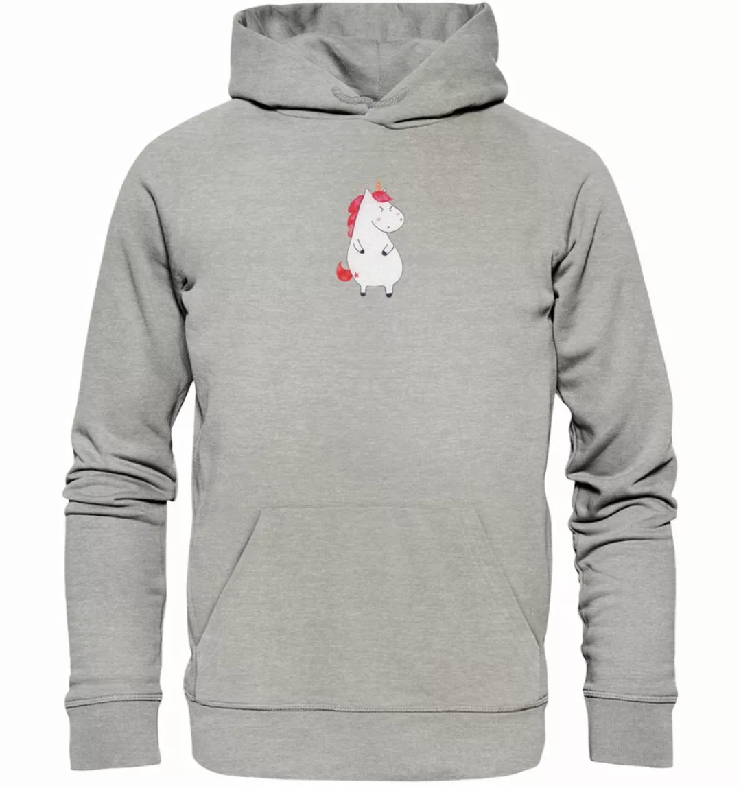 Mr. & Mrs. Panda Hoodie Größe XS Einhorn Wut - Heather Grey - Geschenk, Hoo günstig online kaufen