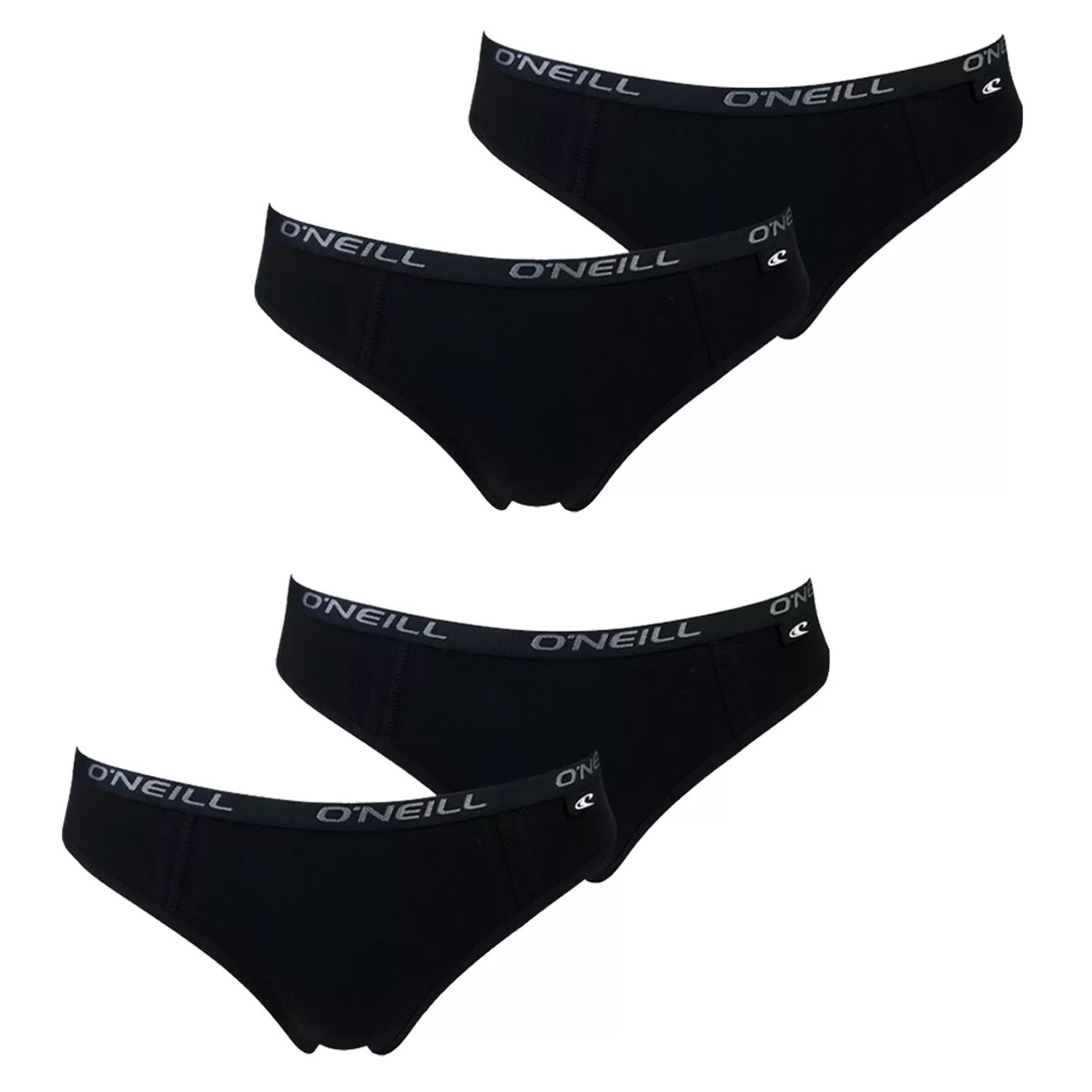 O'Neill Damen Bikini Slips Plain - 4er 6er 8er Multipack günstig online kaufen