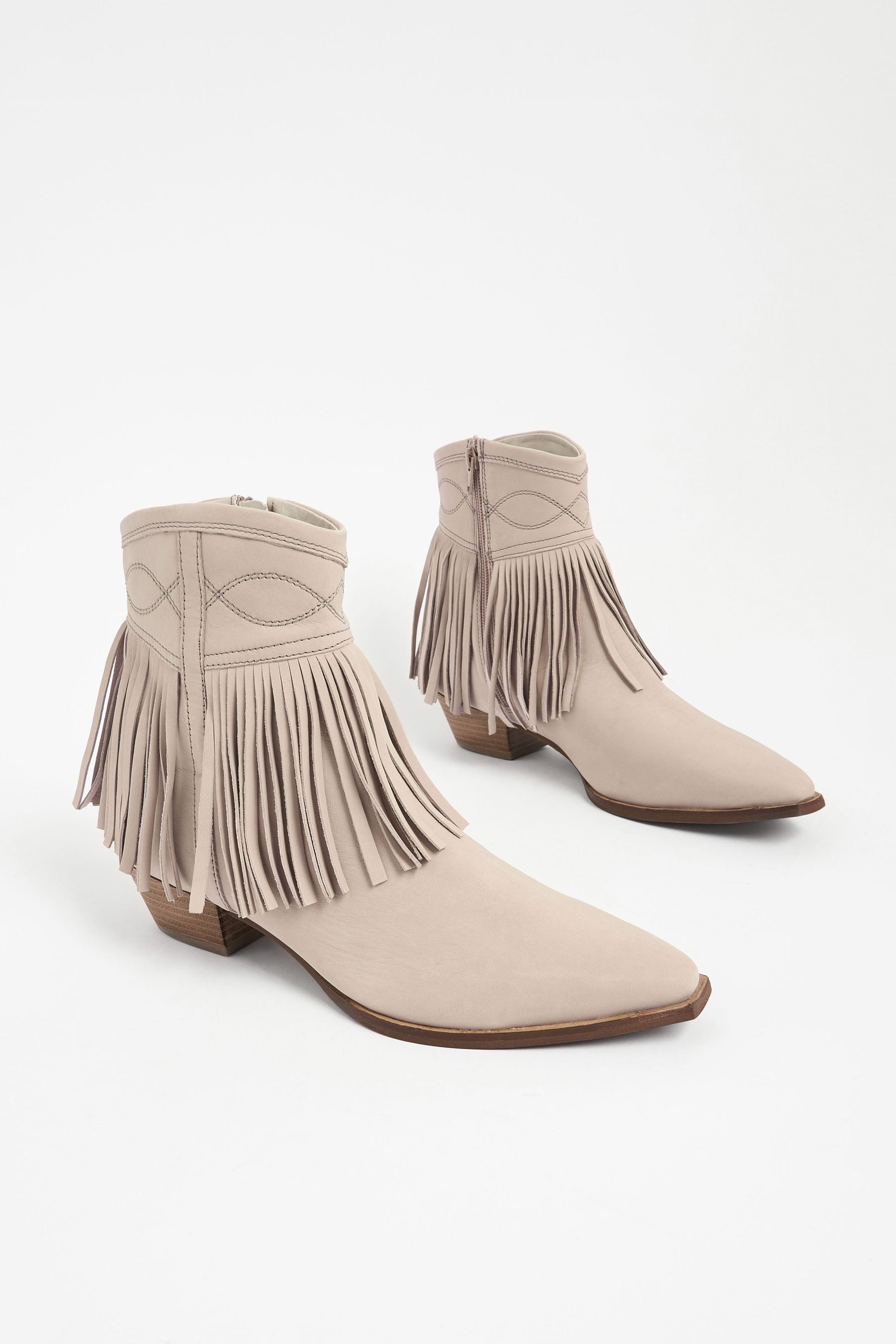 Next Forever Comfort® Cowboy-Stiefeletten mit Fransen günstig online kaufen