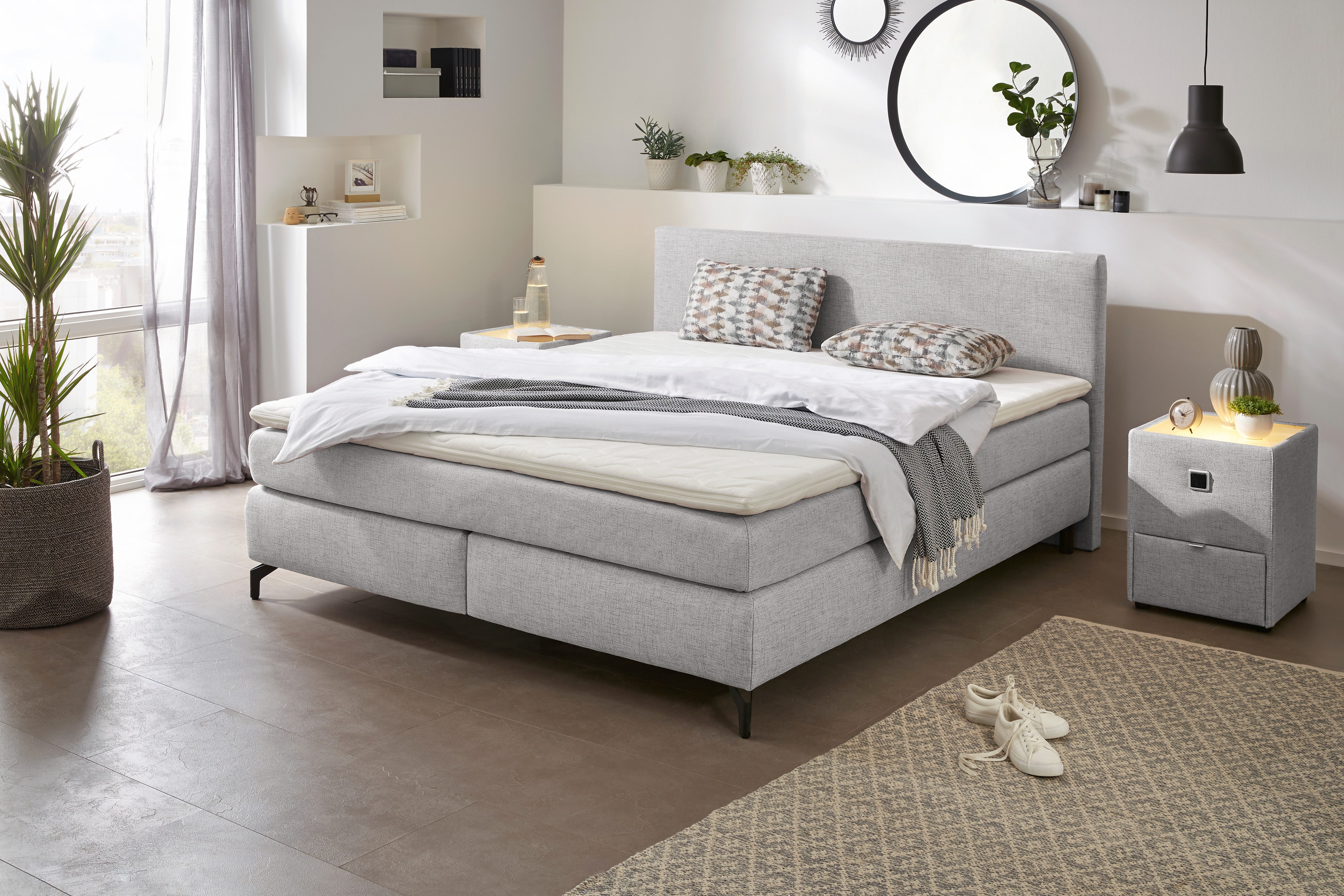 INOSIGN Boxspringbett ""Alinas" Topseller, inkl. Topper", erhältlich in unt günstig online kaufen