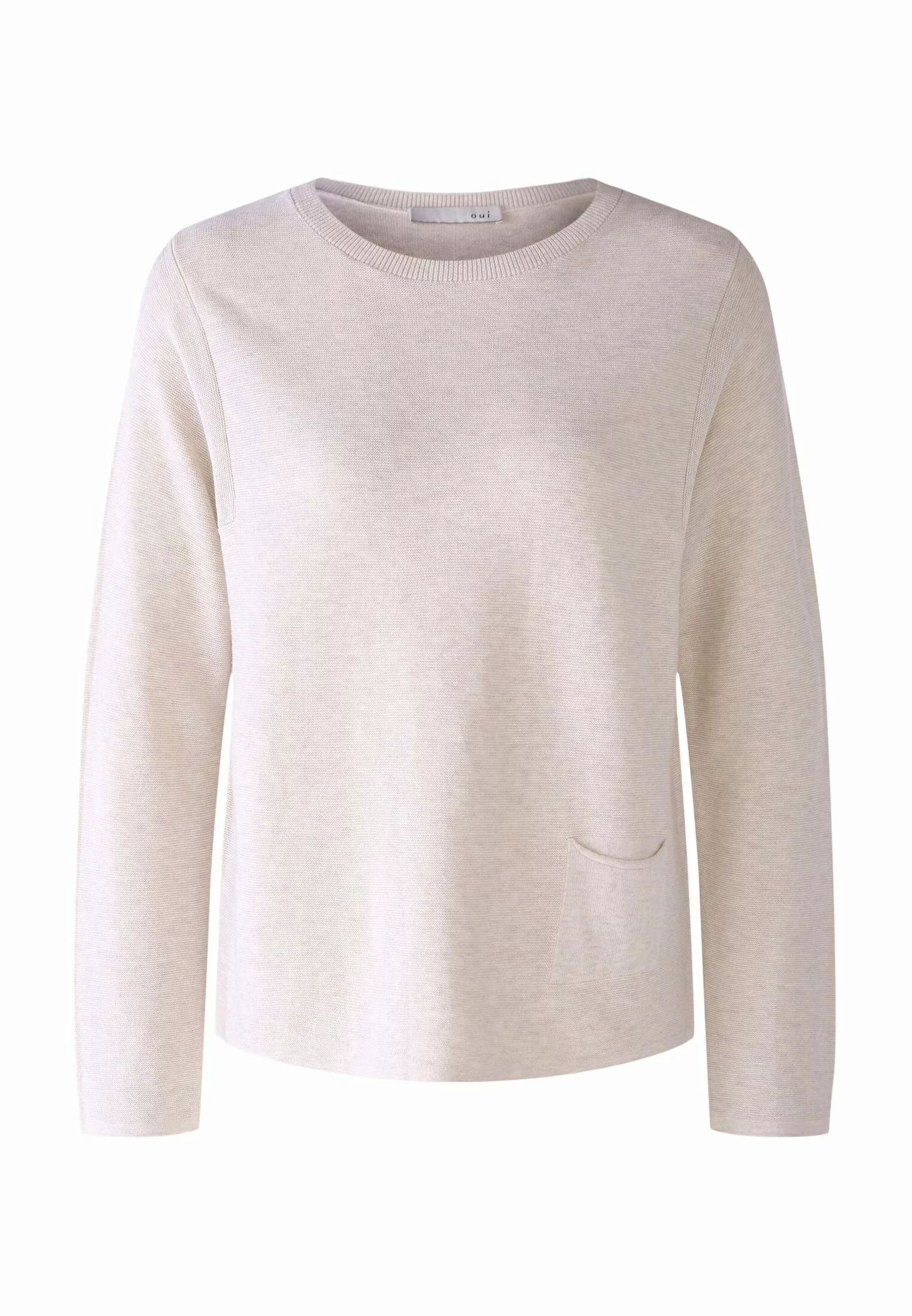 Oui Strickpullover KEIKO Pullover 100% Bio-Baumwolle günstig online kaufen