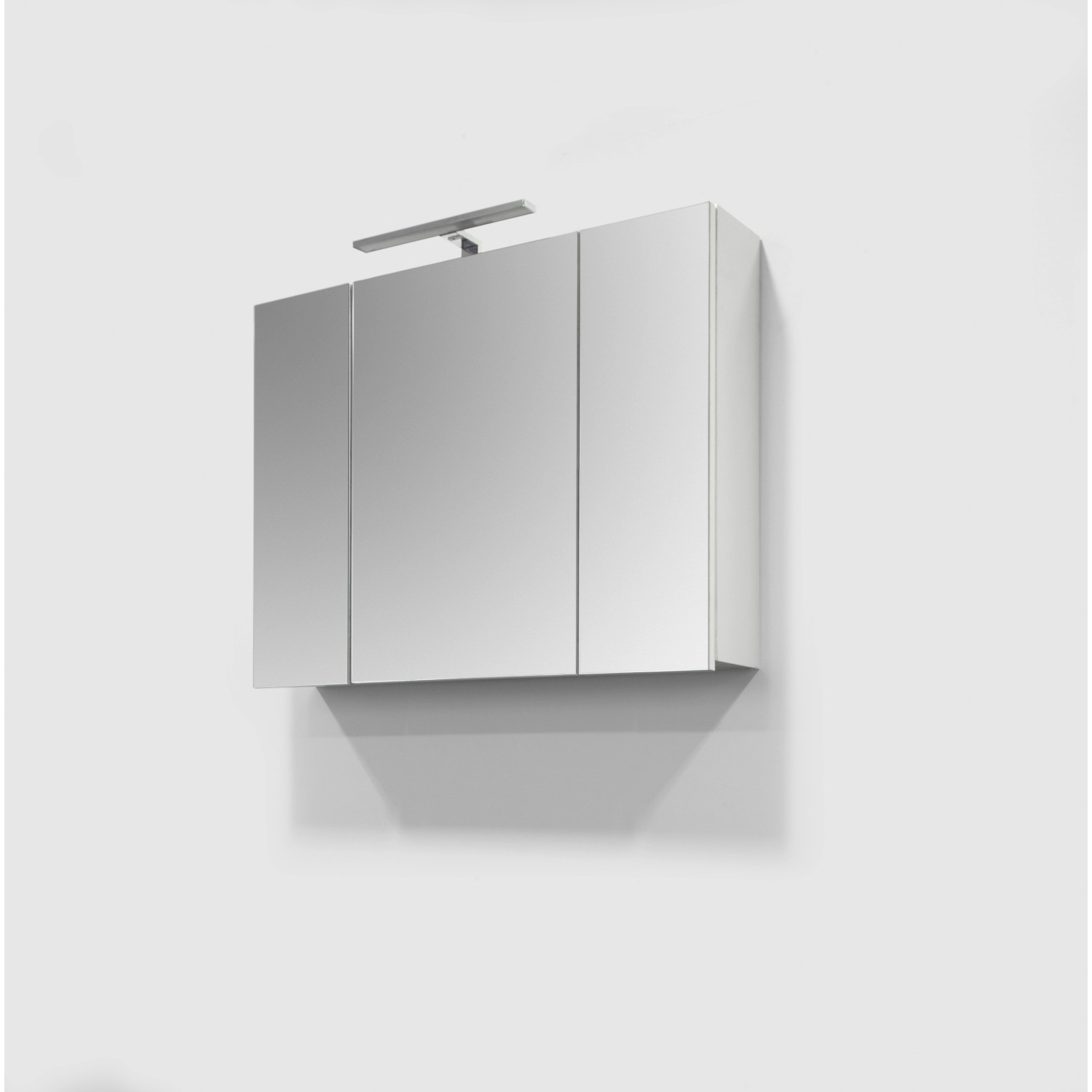 Sanotechnik Spiegelschrank Weiß 80 cm mit Softclose Türen günstig online kaufen