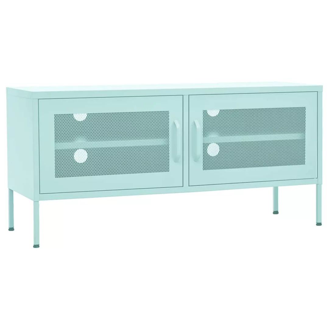 Tv-schrank Minzgrün 105x35x50 Cm Stahl günstig online kaufen