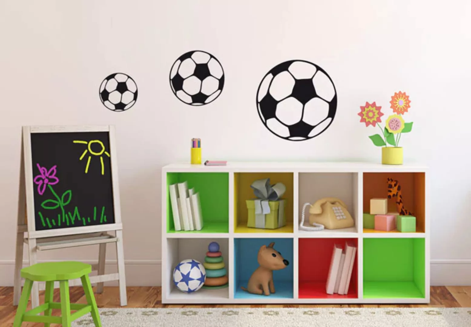 Wall-Art Wandtattoo "Fußball Wandaufkleber", (1 St.), selbstklebend, entfer günstig online kaufen