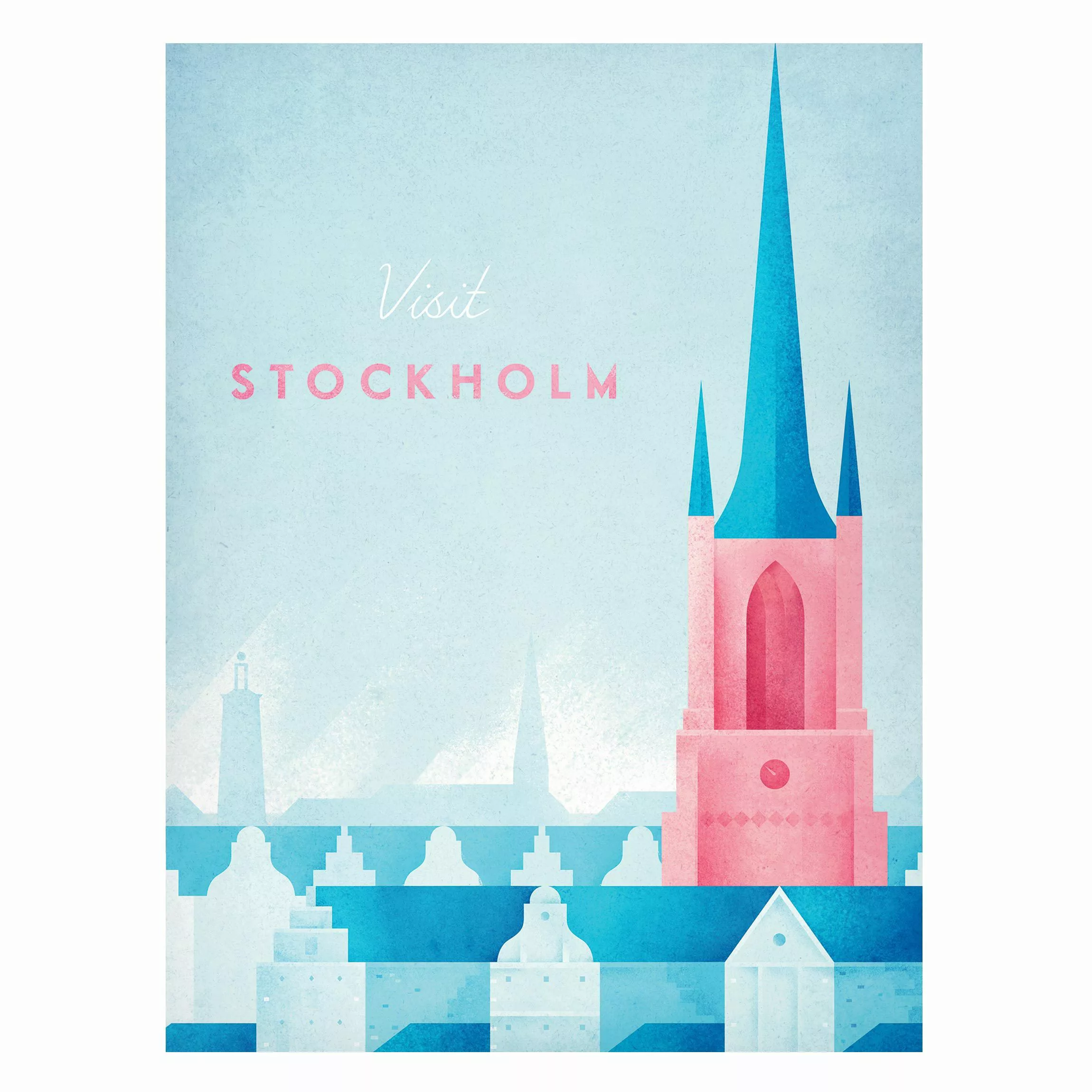 Magnettafel Architektur & Skyline - Hochformat 3:4 Reiseposter - Stockholm günstig online kaufen
