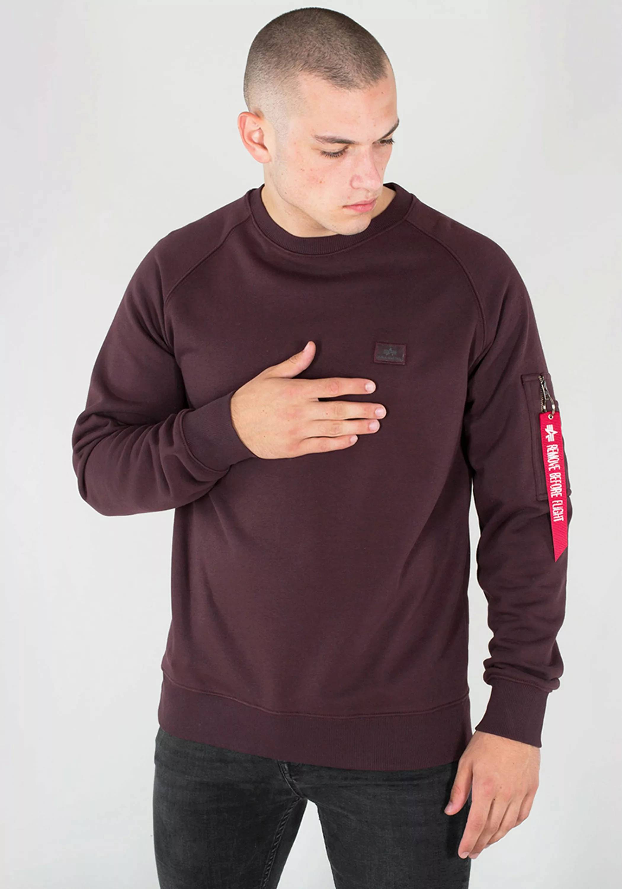 Alpha Industries Sweater "Alpha Industries Men - Sweatshirts X-Fit Sweat" günstig online kaufen