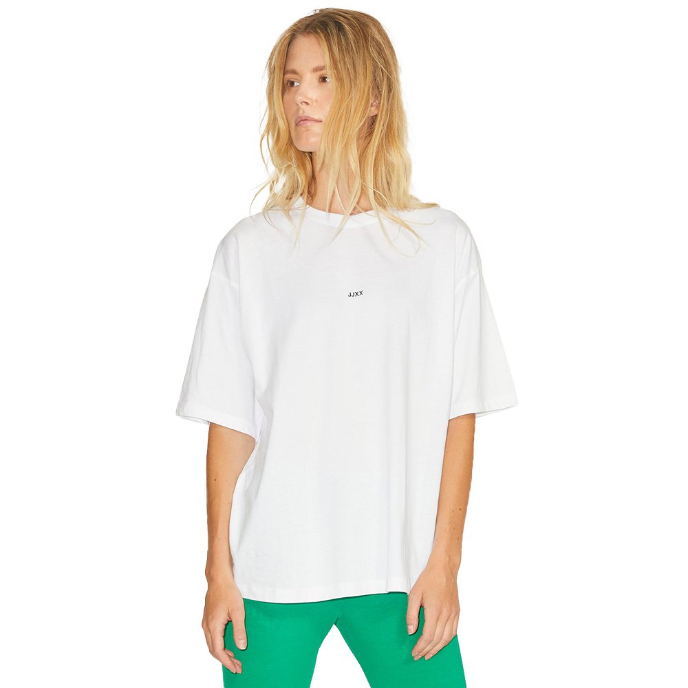 Jjxx Andrea Loose Every Logo Kurzarm T-shirt XL Bright White / Print Black günstig online kaufen