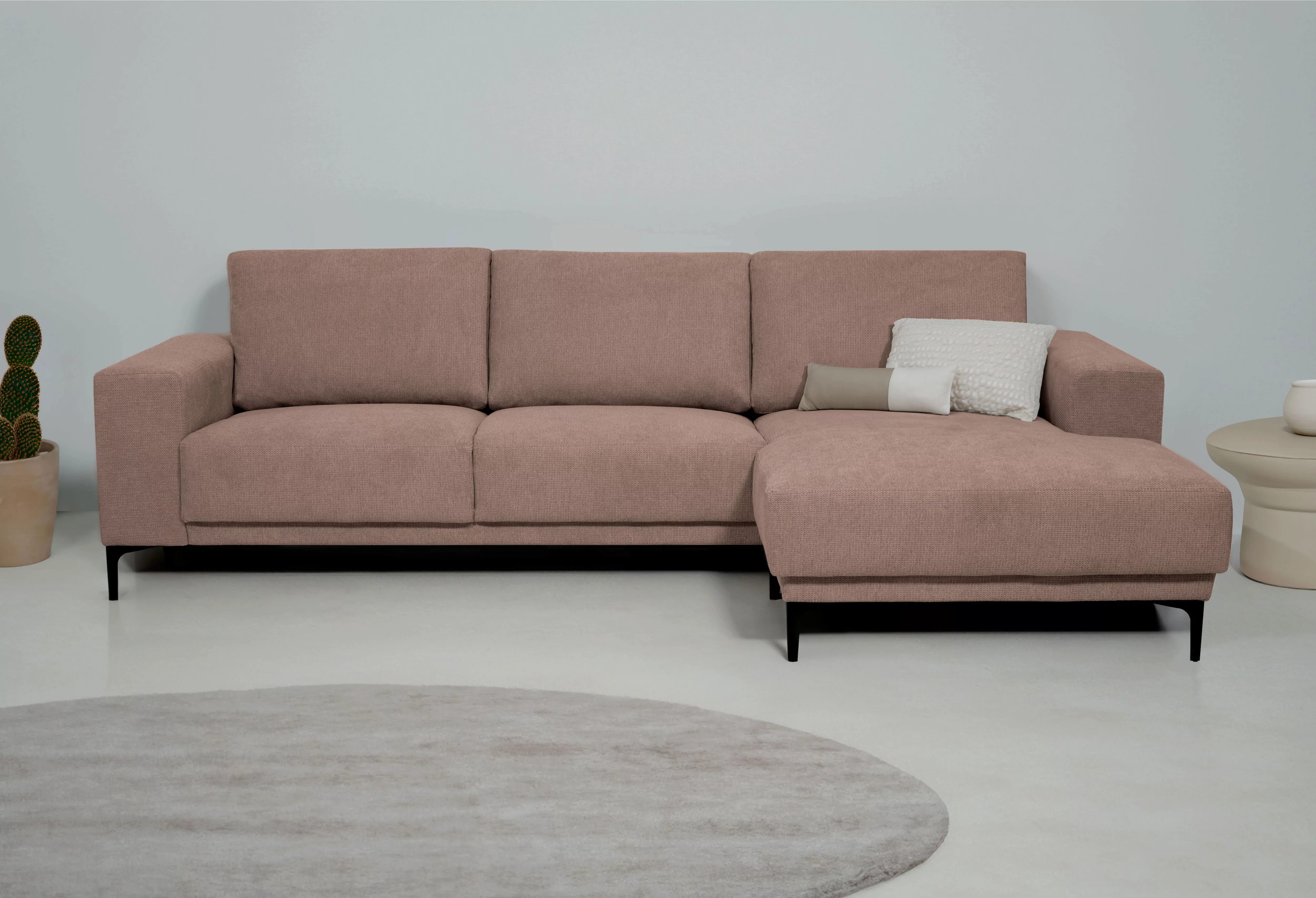 Places of Style Ecksofa "Xander, L-Form,", Breite 280 cm, Soft-Touch Chenil günstig online kaufen