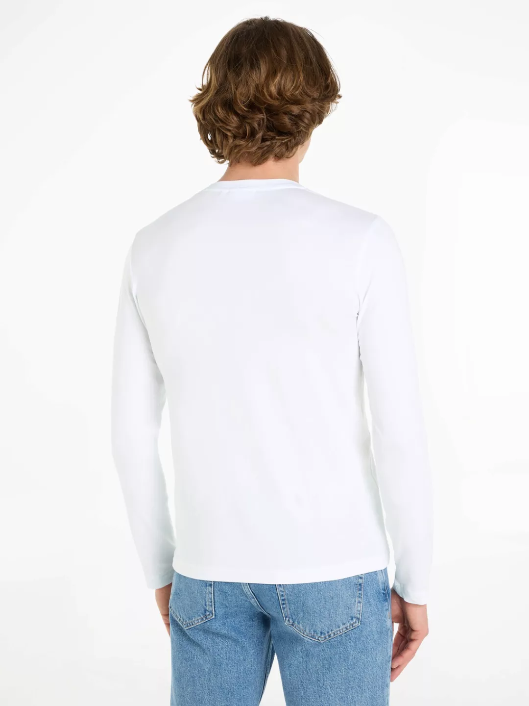 Calvin Klein Langarmshirt STRETCH SLIM FIT LS T-SHIRT günstig online kaufen