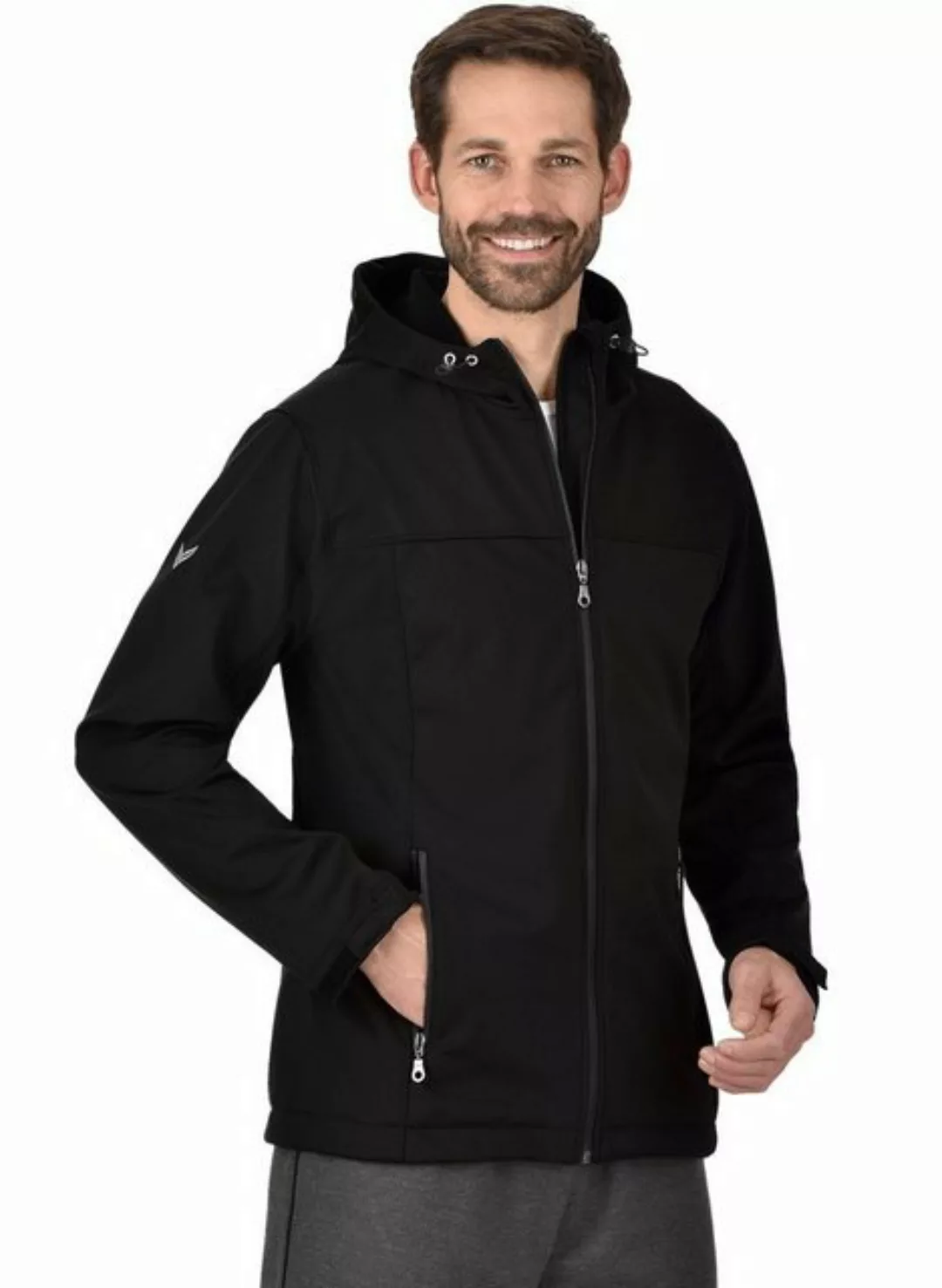 Trigema Softshelljacke "TRIGEMA Klassische Softshell–Kapuzenjacke", (1 St.) günstig online kaufen