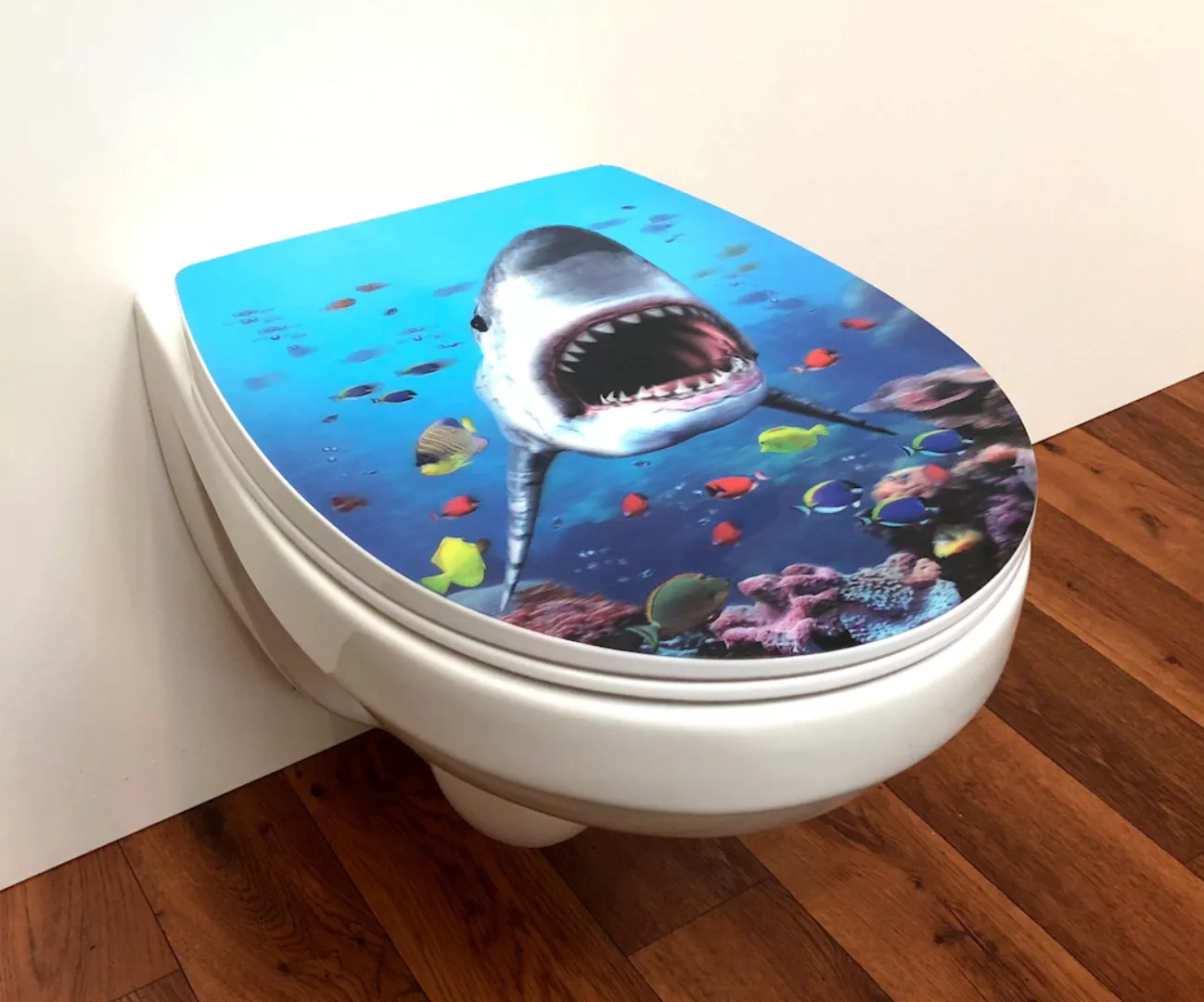 ADOB WC-Sitz "3 D Hai", Absenkautomatik, abnehmbar günstig online kaufen