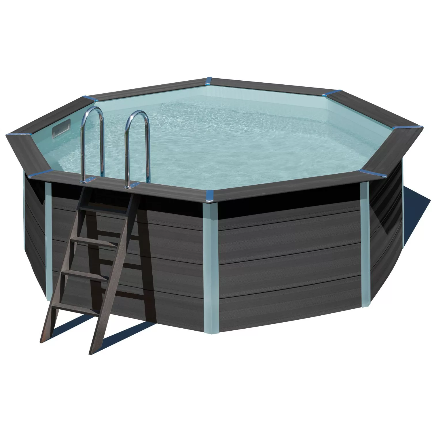 Gre Composite Pool Avantgarde Achteckig Ø 410 cm x 124 cm günstig online kaufen