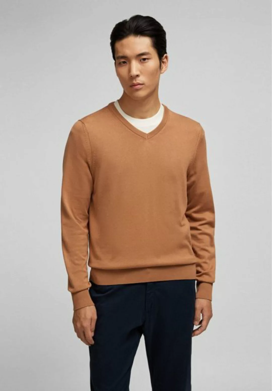 HECHTER PARIS V-Ausschnitt-Pullover mit V-Ausschnitt günstig online kaufen