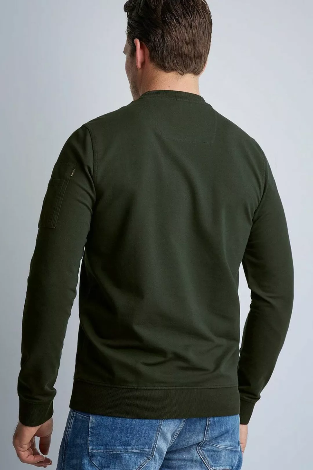 PME Legend Airstrip Pullover Dunkelgrün - Größe XL günstig online kaufen