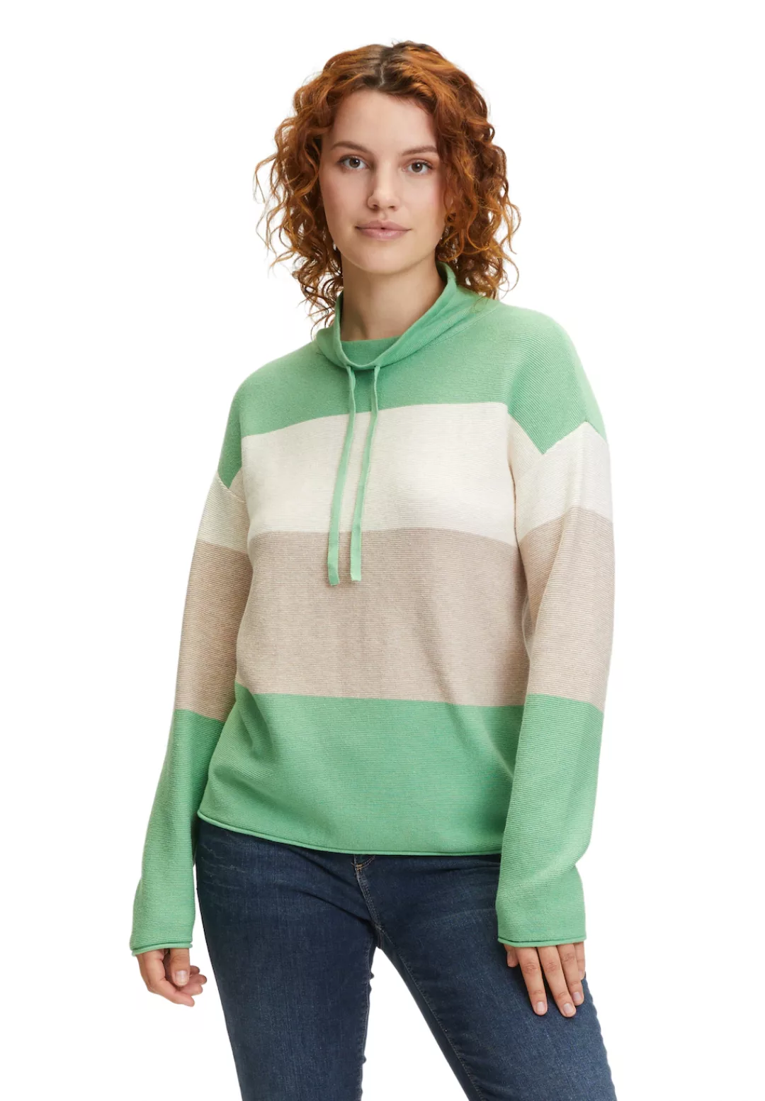 Betty&Co Strickpullover "Betty & Co Strickpullover mit Color Blocking", Col günstig online kaufen