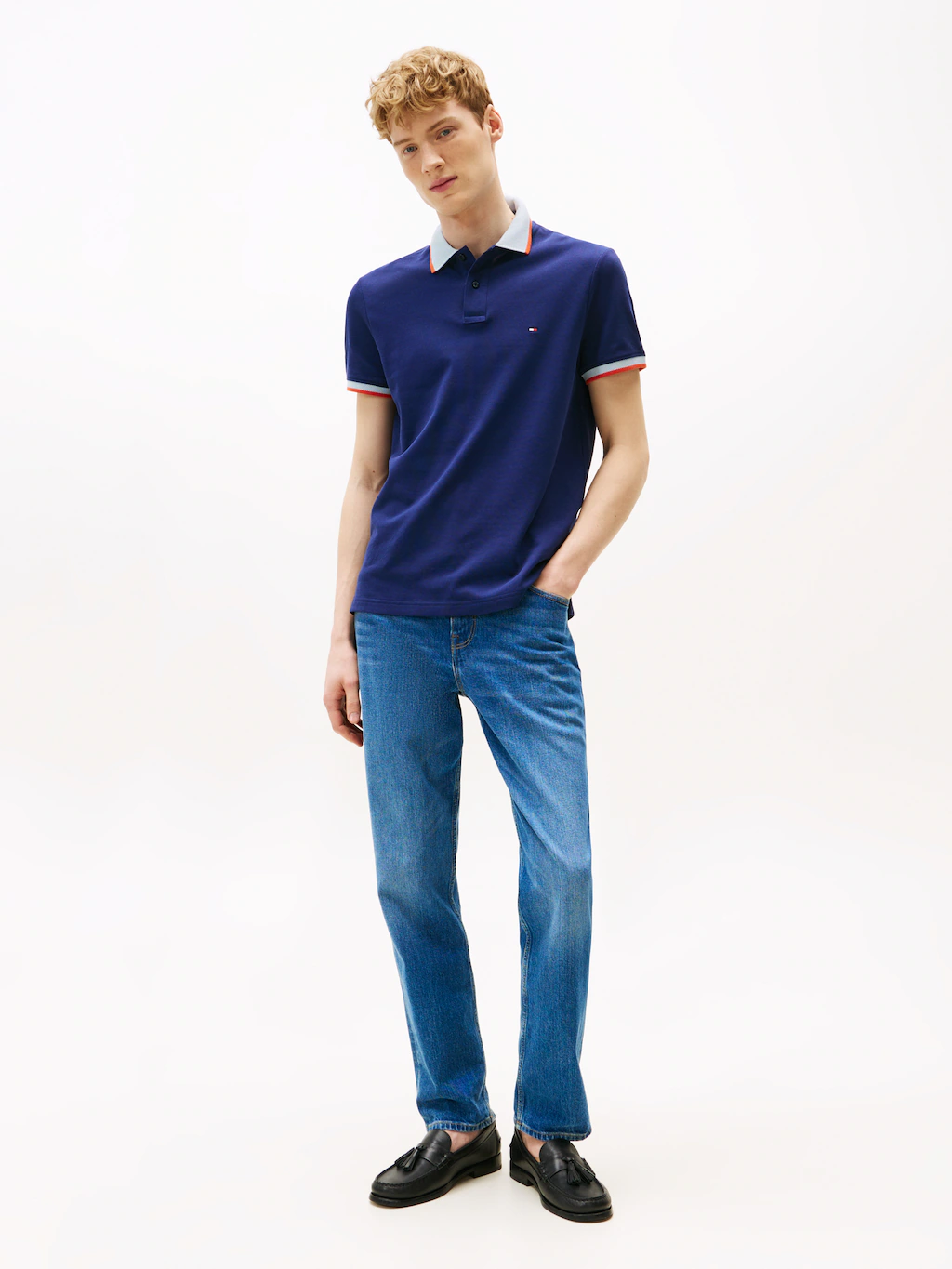 Tommy Hilfiger Poloshirt "CONTRAST COLLAR CUFF REG POLO" günstig online kaufen