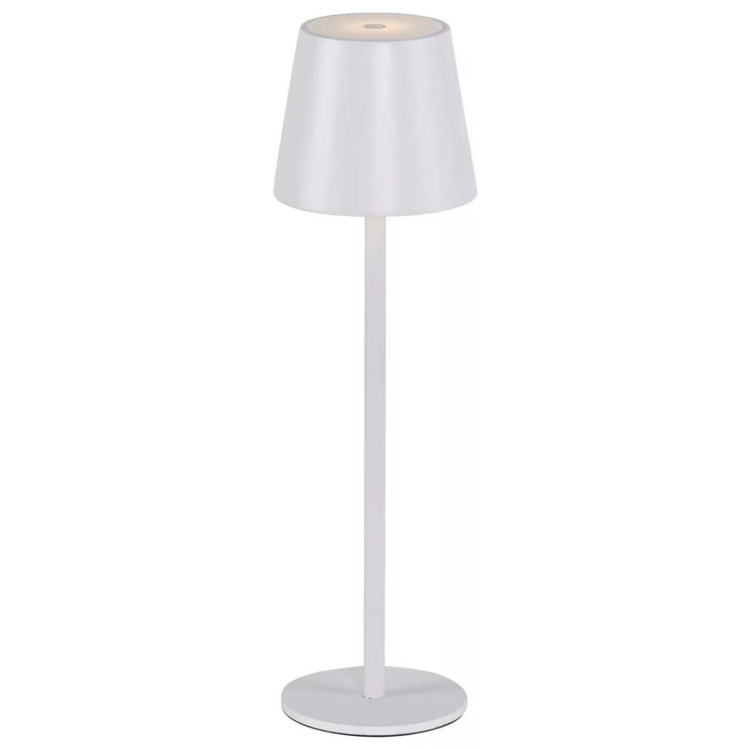 Just Light. LED-Akku-Tischleuchte Euria weiß 37 cm x Ø 110 günstig online kaufen