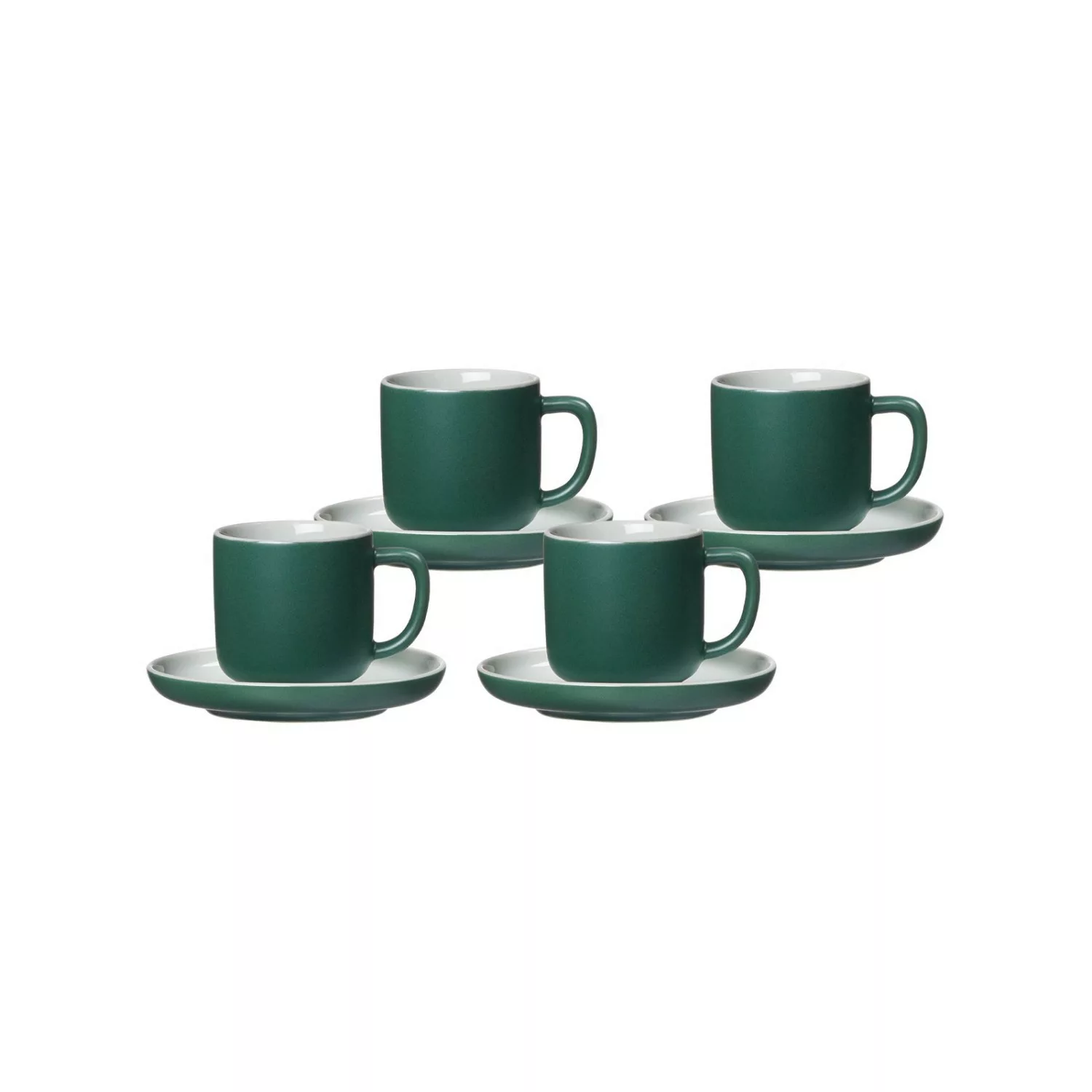 Ritzenhoff & Breker Jasper Espressotasse mit Untertasse 100 ml 4er Set Grün günstig online kaufen