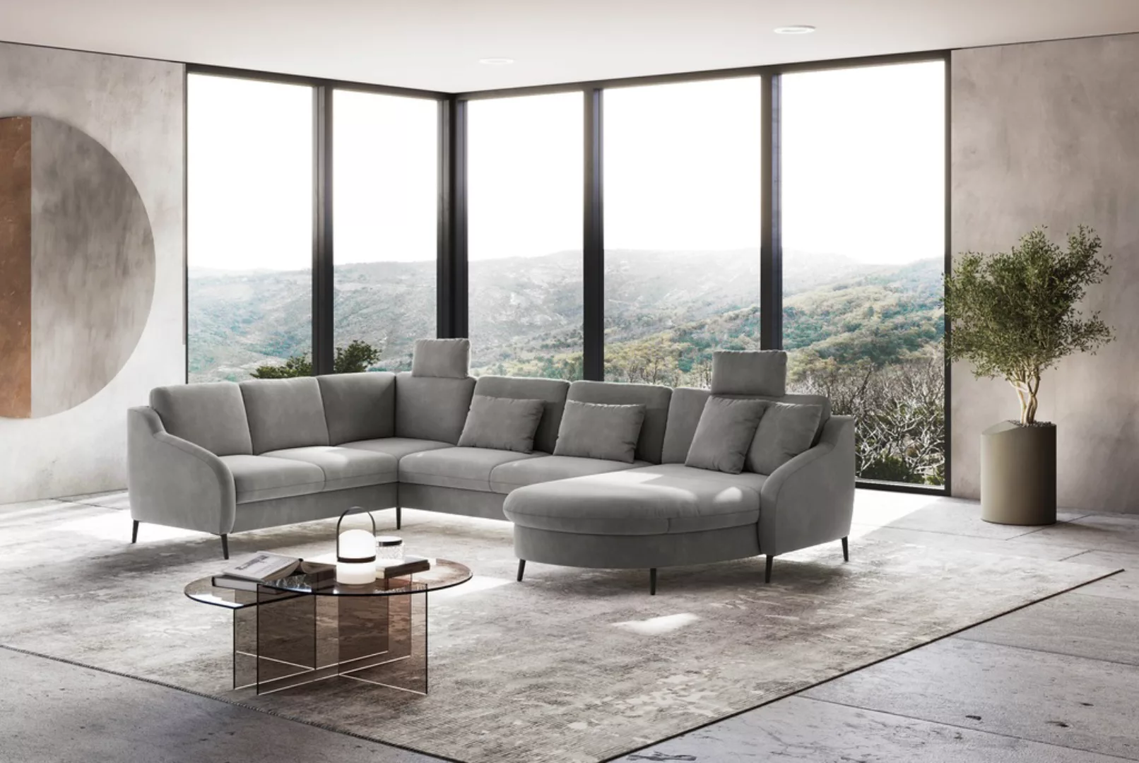 sit&more Wohnlandschaft "Soul U-Form", wahlweise mit Bett und Bettkasten günstig online kaufen