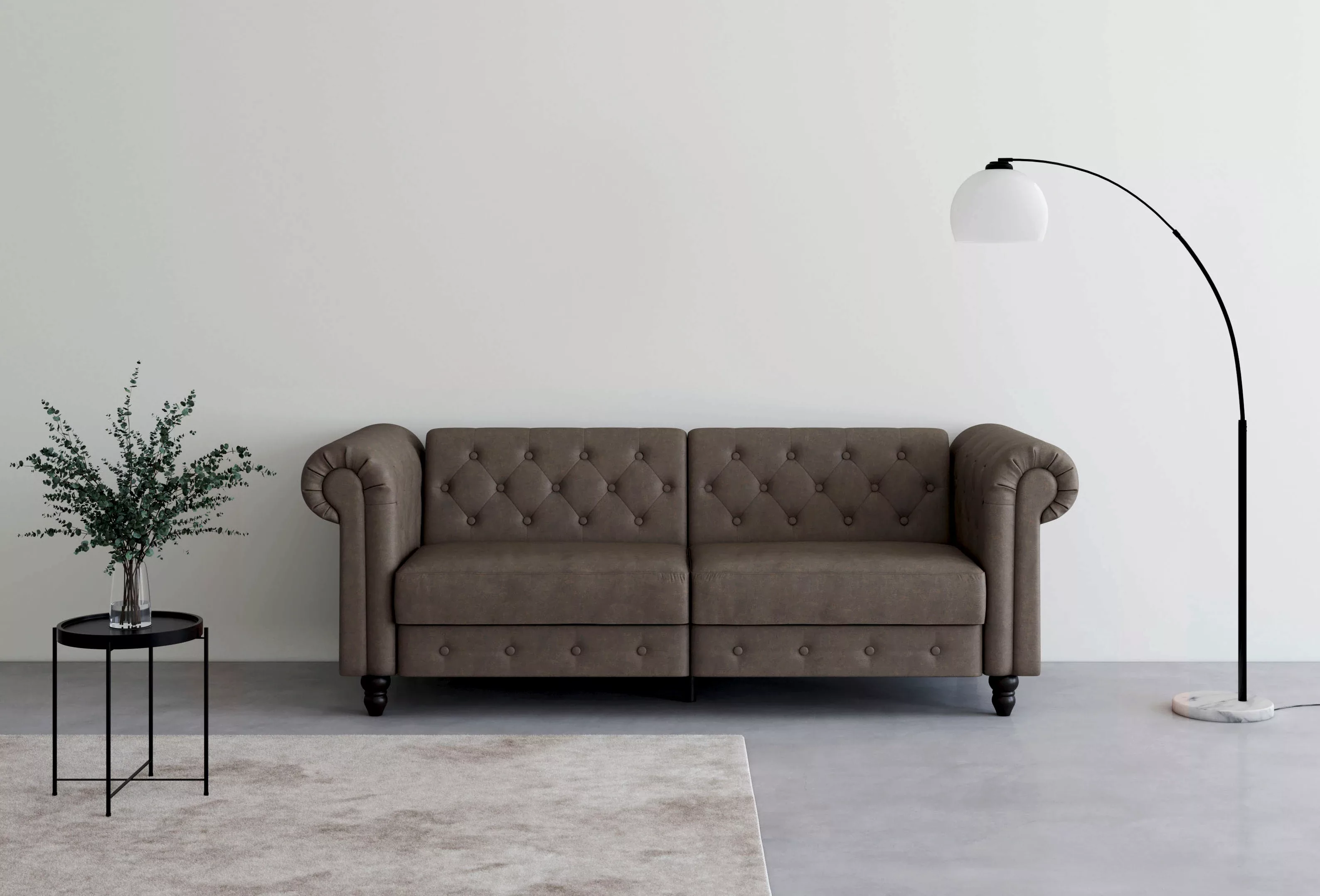 Dorel Home 3-Sitzer "Felix, Schlafsofa 236 cm, (Liegefläche 108x190cm), Rüc günstig online kaufen