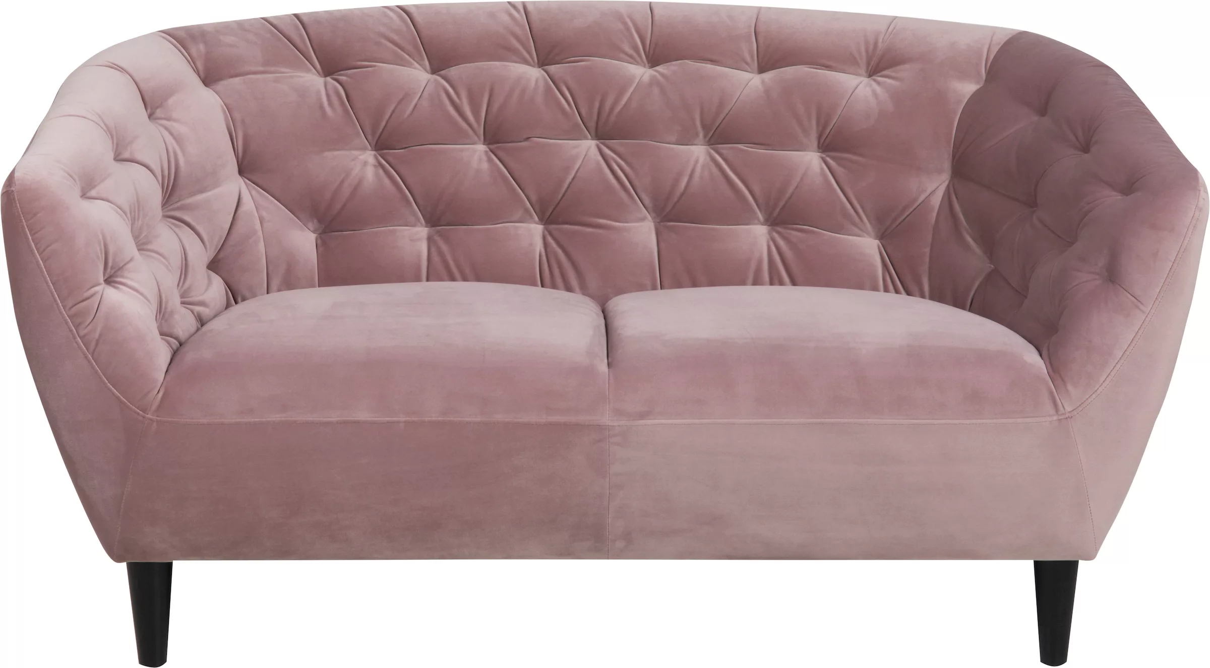 ACTONA GROUP 2-Sitzer »Ria Sofa, Couch, Doppelsofa, Loveseat,«, Samtstoff, günstig online kaufen