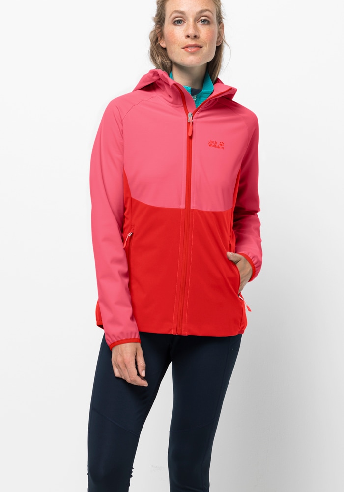 Jack Wolfskin Softshelljacke "GO HIKE SOFTSHELL W", mit Kapuze günstig online kaufen