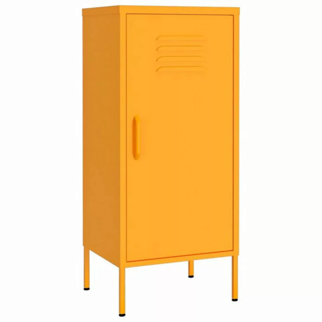 vidaXL Aktenschrank Lagerschrank Senfgelb 42,5x35x101,5 cm Stahl günstig online kaufen