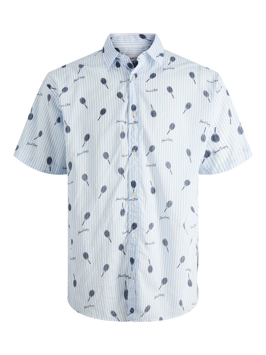 Jack & Jones Kurzarmhemd hell-blau (1-tlg., keine Angabe) günstig online kaufen