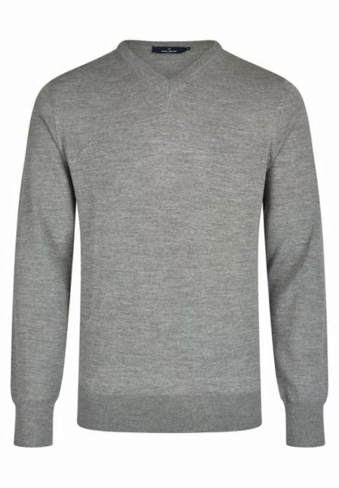 HECHTER PARIS V-Ausschnitt-Pullover Unimuster günstig online kaufen