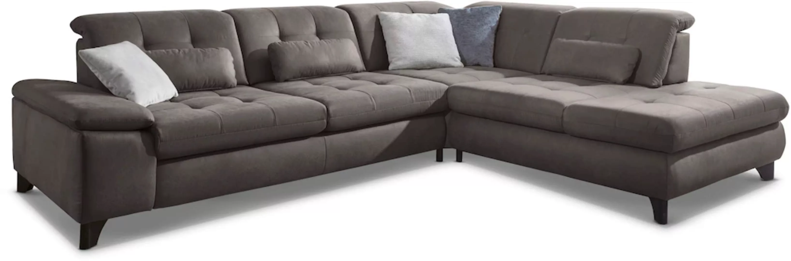Die PlanBar Ecksofa "MP-IN18012 L-Form mit Federkern-Polsterung", wahlweise günstig online kaufen