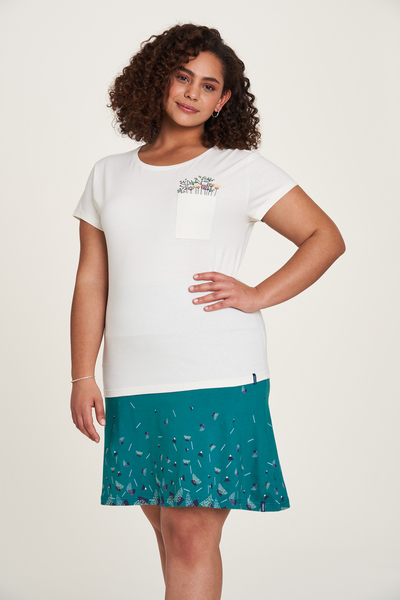 Jersey Shirt Mit Print & Brusttasche - In Verschiedenen Farben (S22c26) günstig online kaufen