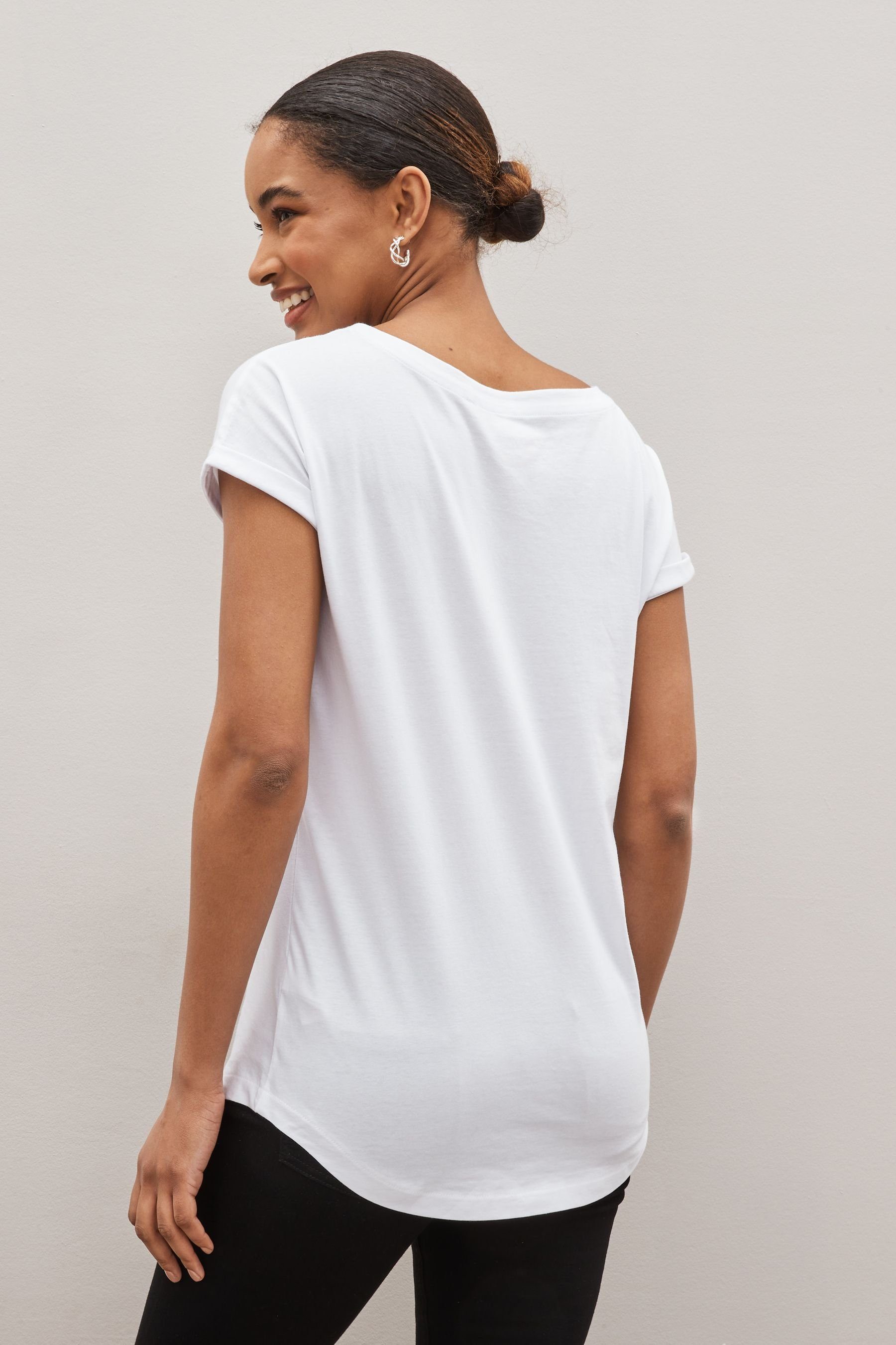 Next T-Shirt -Shirts mit Flügelärmeln im günstig online kaufen
