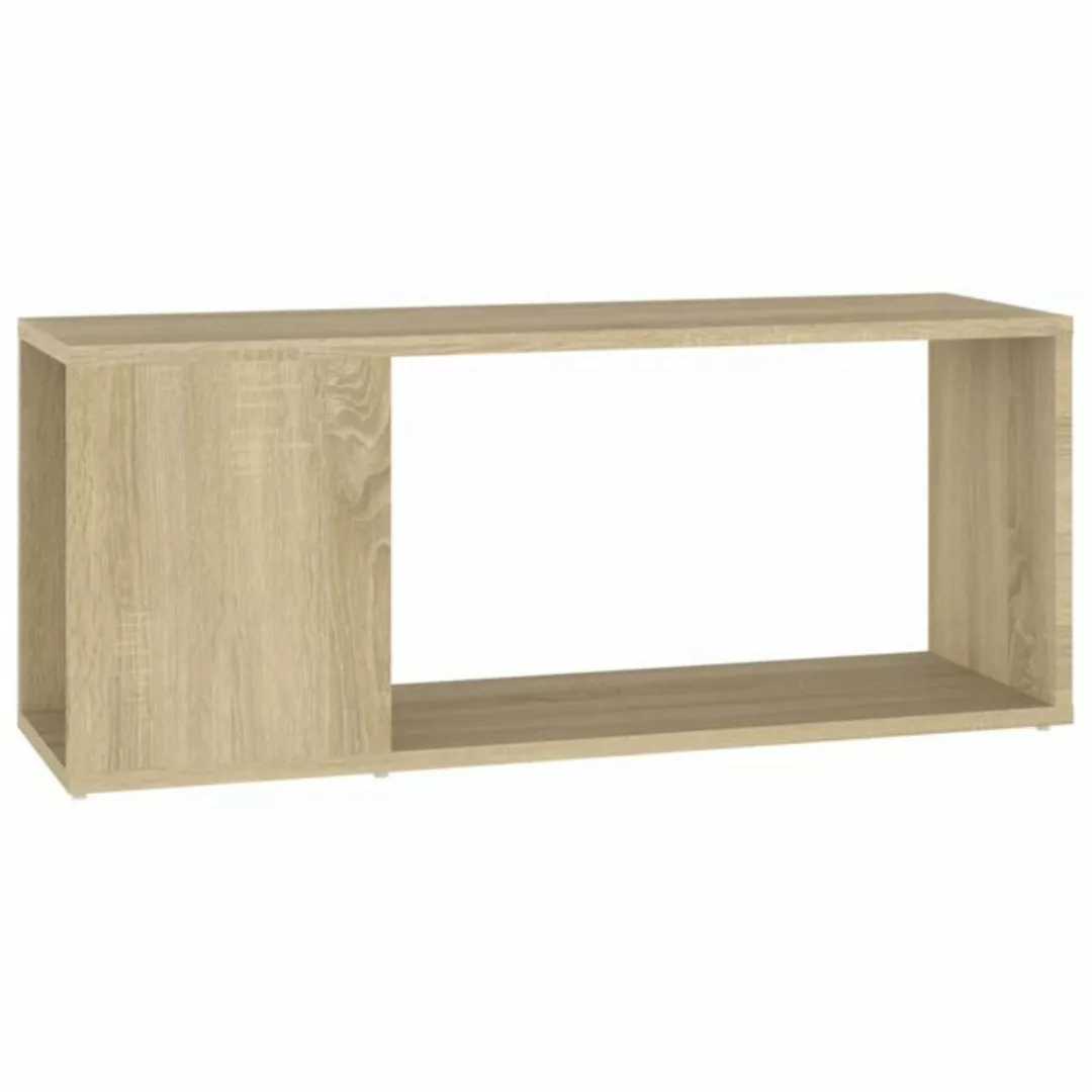 vidaXL TV-Schrank TV-Schrank Sonoma Eiche 80x24x32 cm Spanplatte Lowboard günstig online kaufen