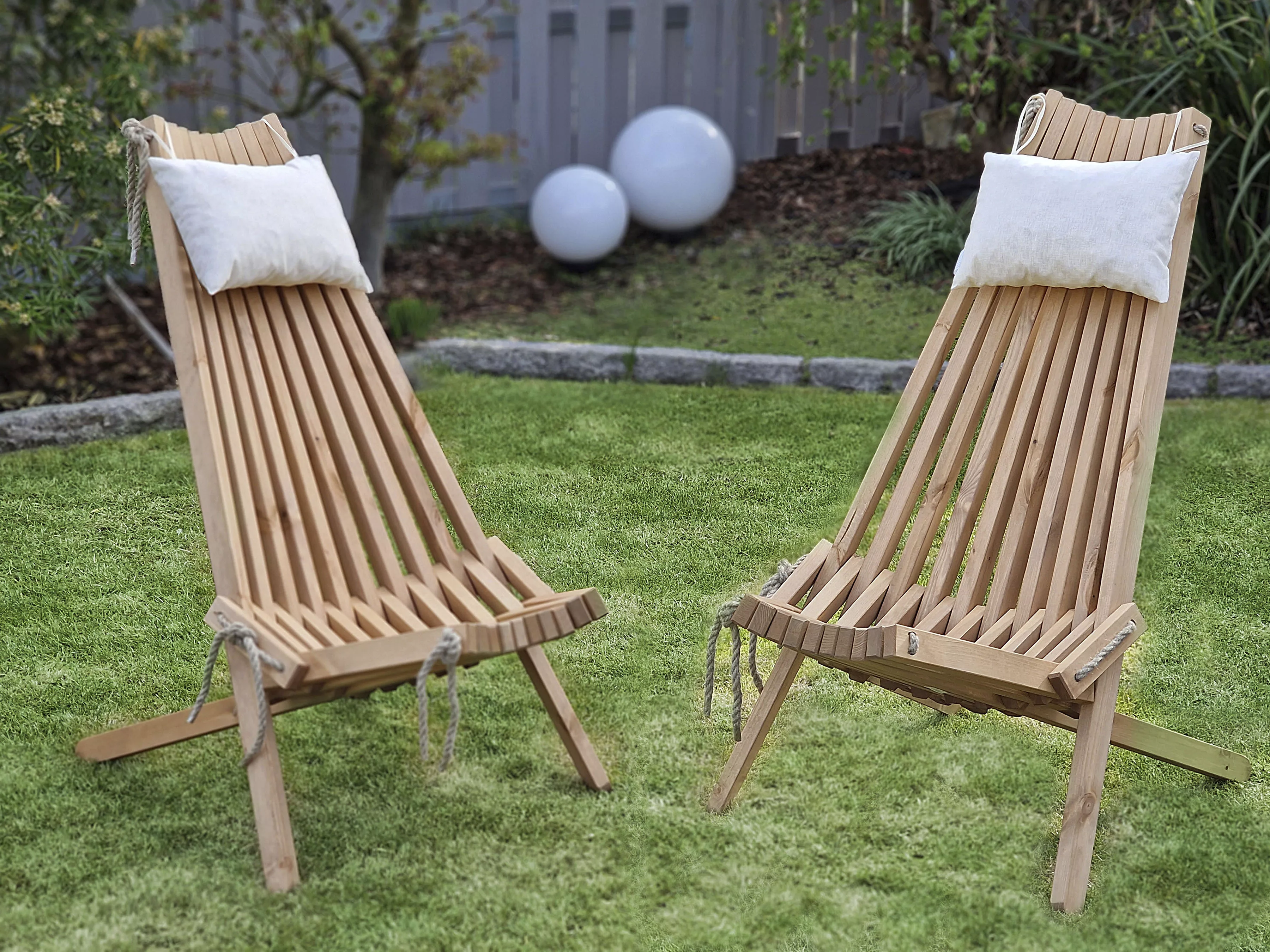 Garden Pleasure Gartenliege "Relaxsessel FALUN", klappbar, Kiefernholz günstig online kaufen