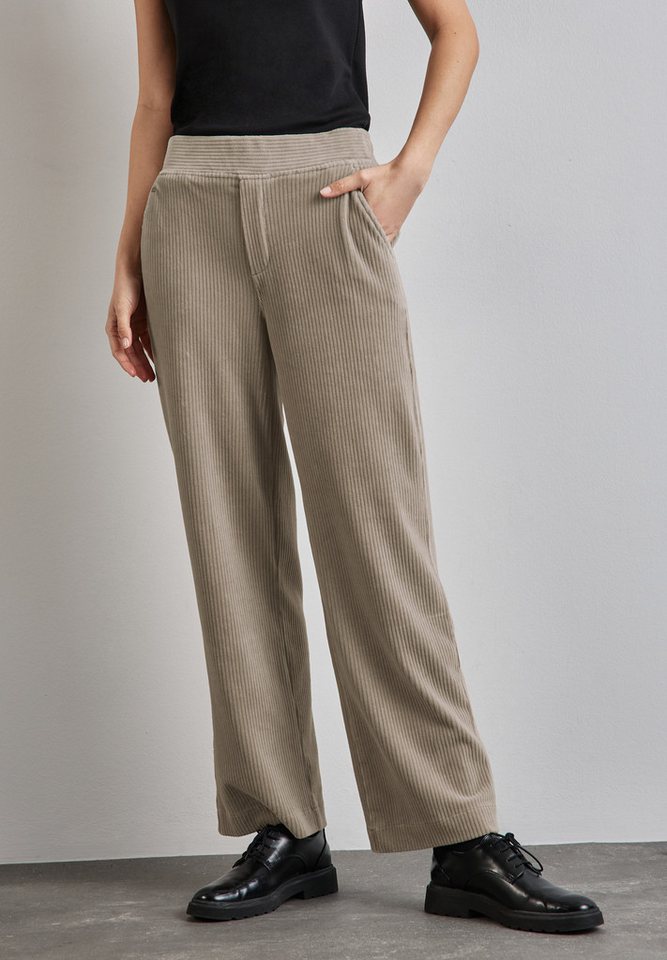 STREET ONE Cordhose High Waist günstig online kaufen