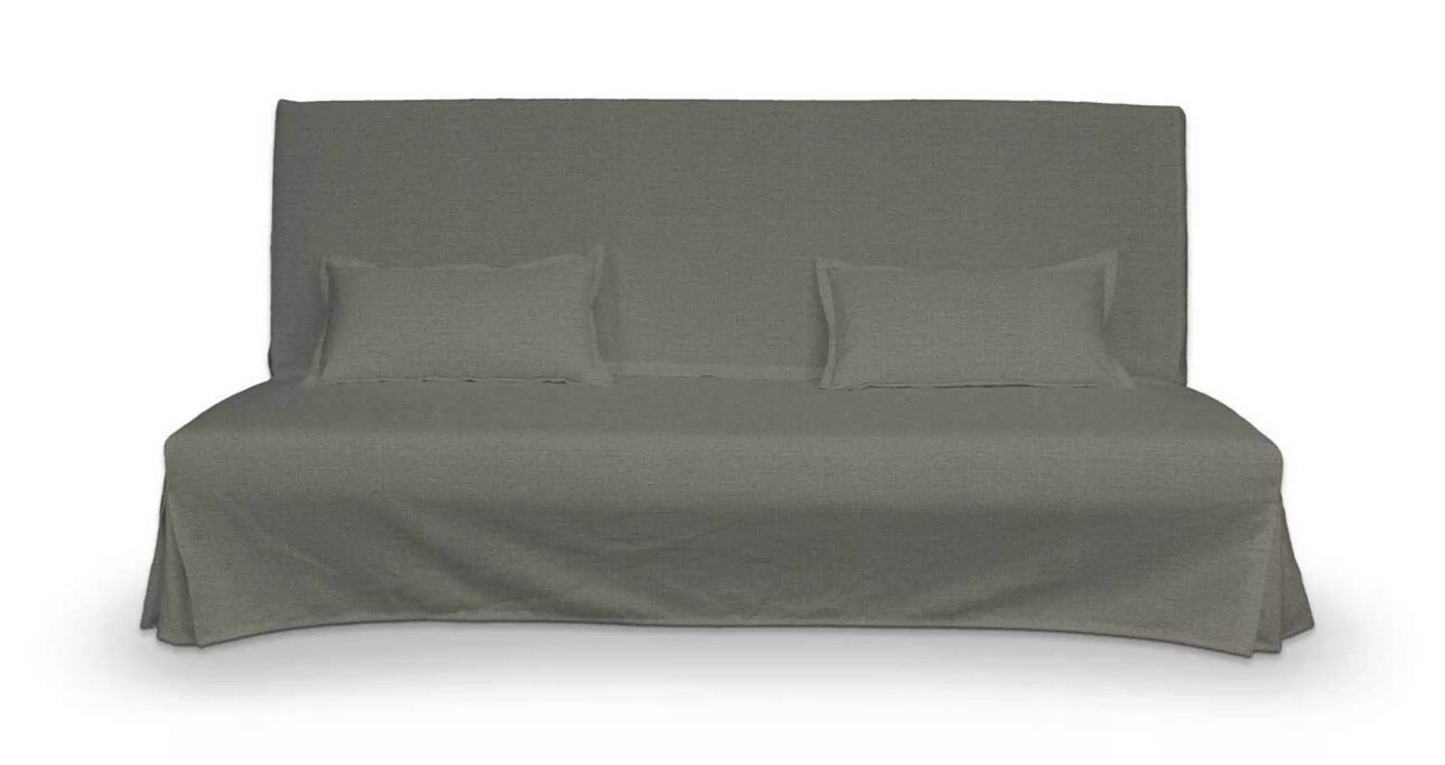 Bezug für Beddinge Sofa, lang mit zwei Kissenhüllen, grau, Bezug für Beddin günstig online kaufen