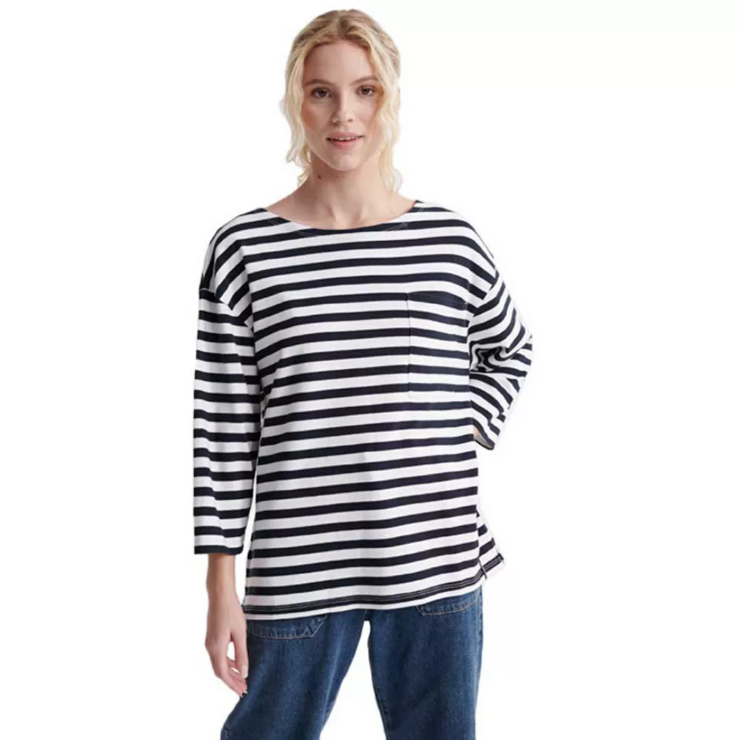 Superdry Edicruise Langarm-t-shirt 2XS Mono Stripe günstig online kaufen